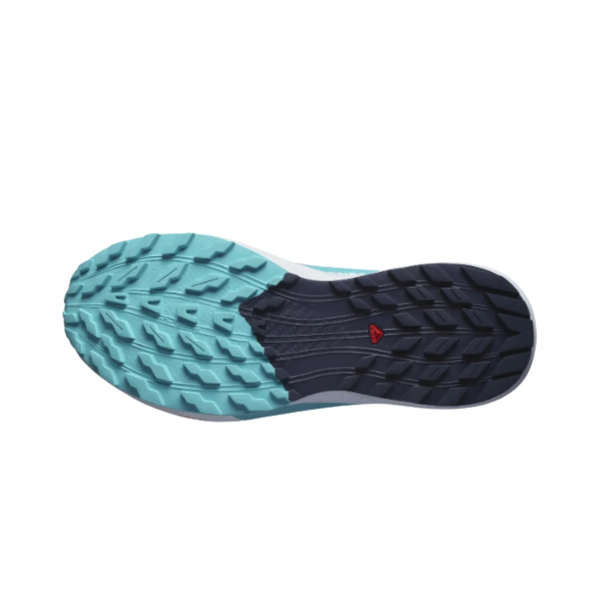 Salomon Women's Sense Ride 5 Trail Running Shoes - Cashmere Blue/Carbon/Peacock Blue - Image 3