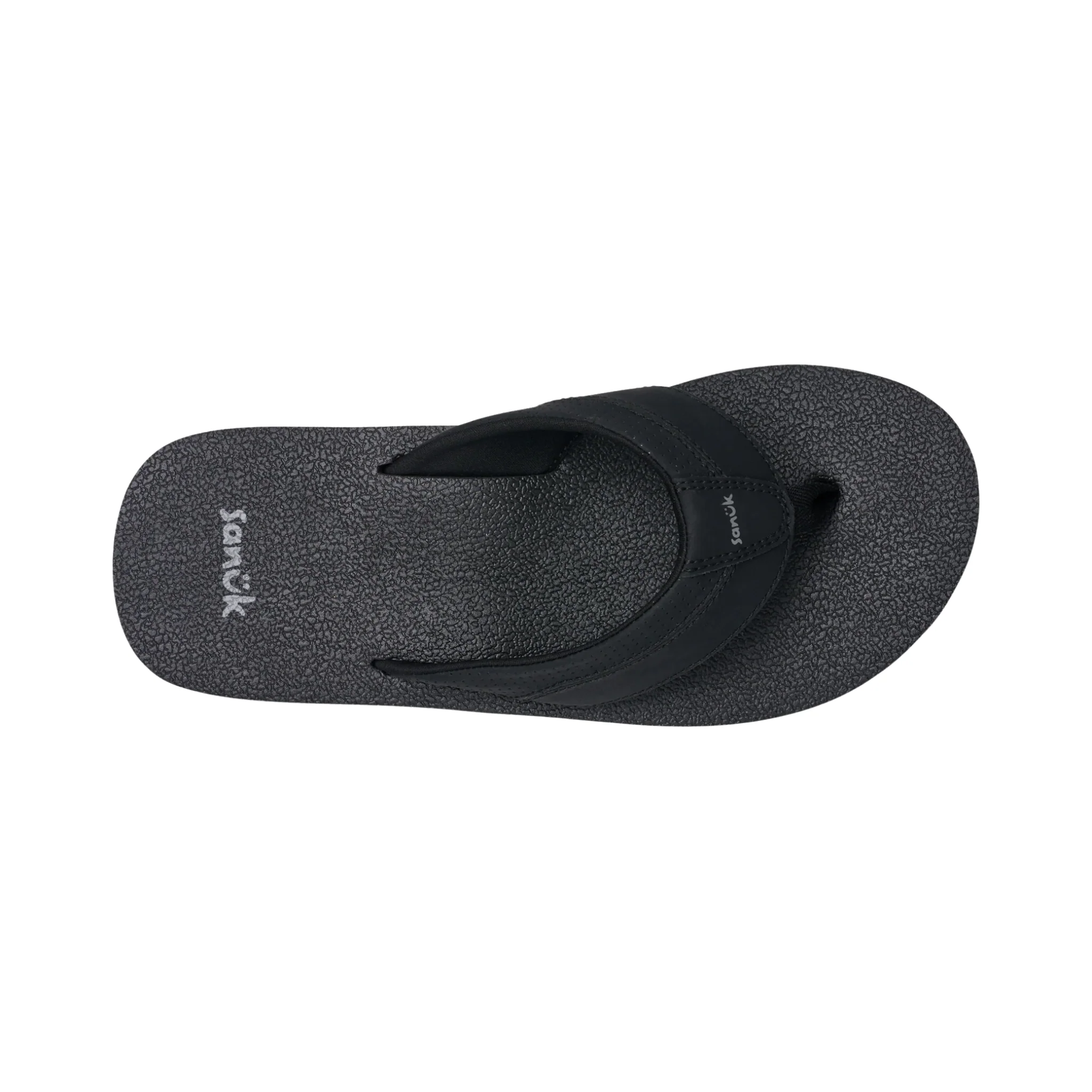 Sanuk Men's Beer Cozy IV Flip Flop - Black - Image 3