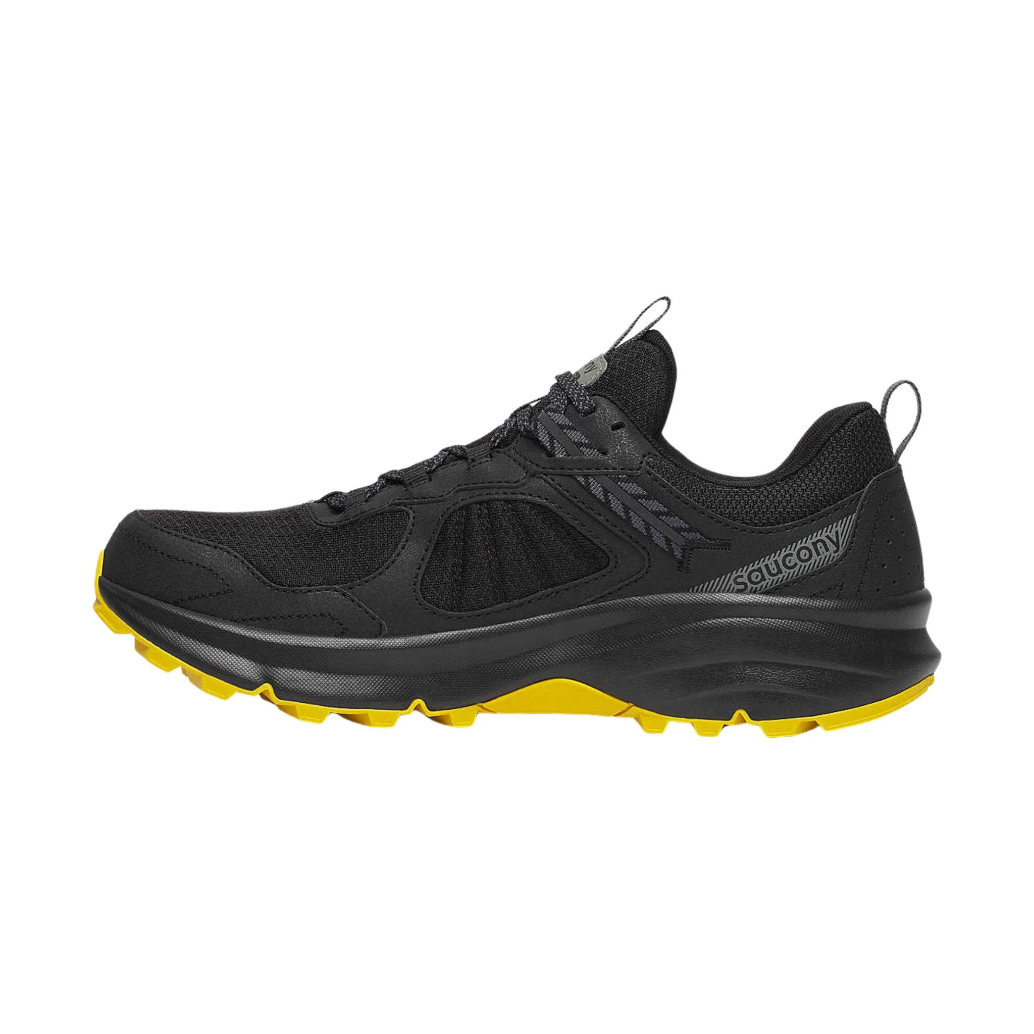 Saucony Men's Excursion TR17 GTX Trail Shoes - Black/Oak - Image 2