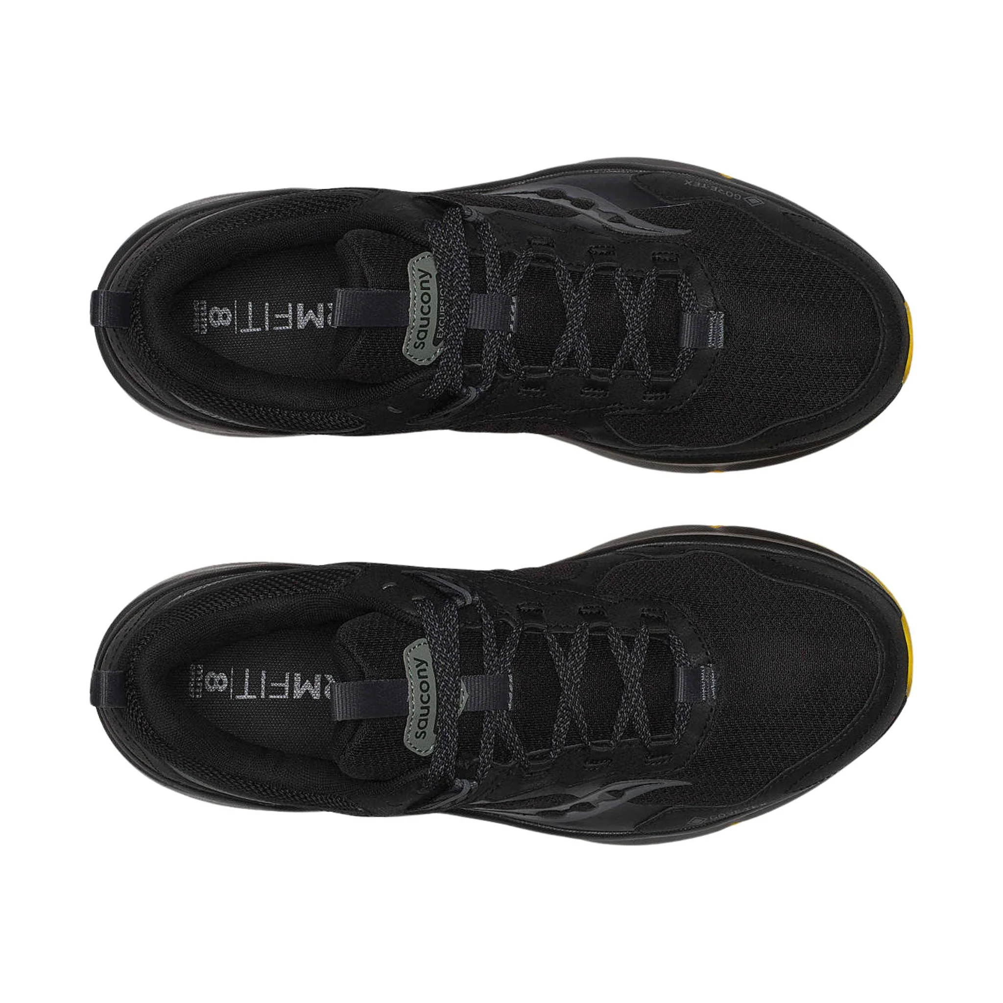 Saucony Men's Excursion TR17 GTX Trail Shoes - Black/Oak - Image 3