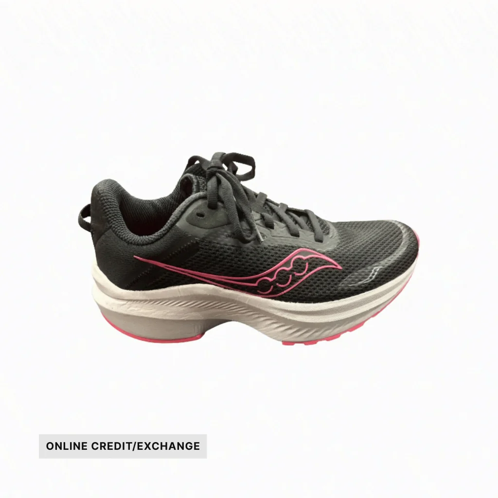 Saucony Women's Axon 3 Running Shoes - Black/Vizi Pink