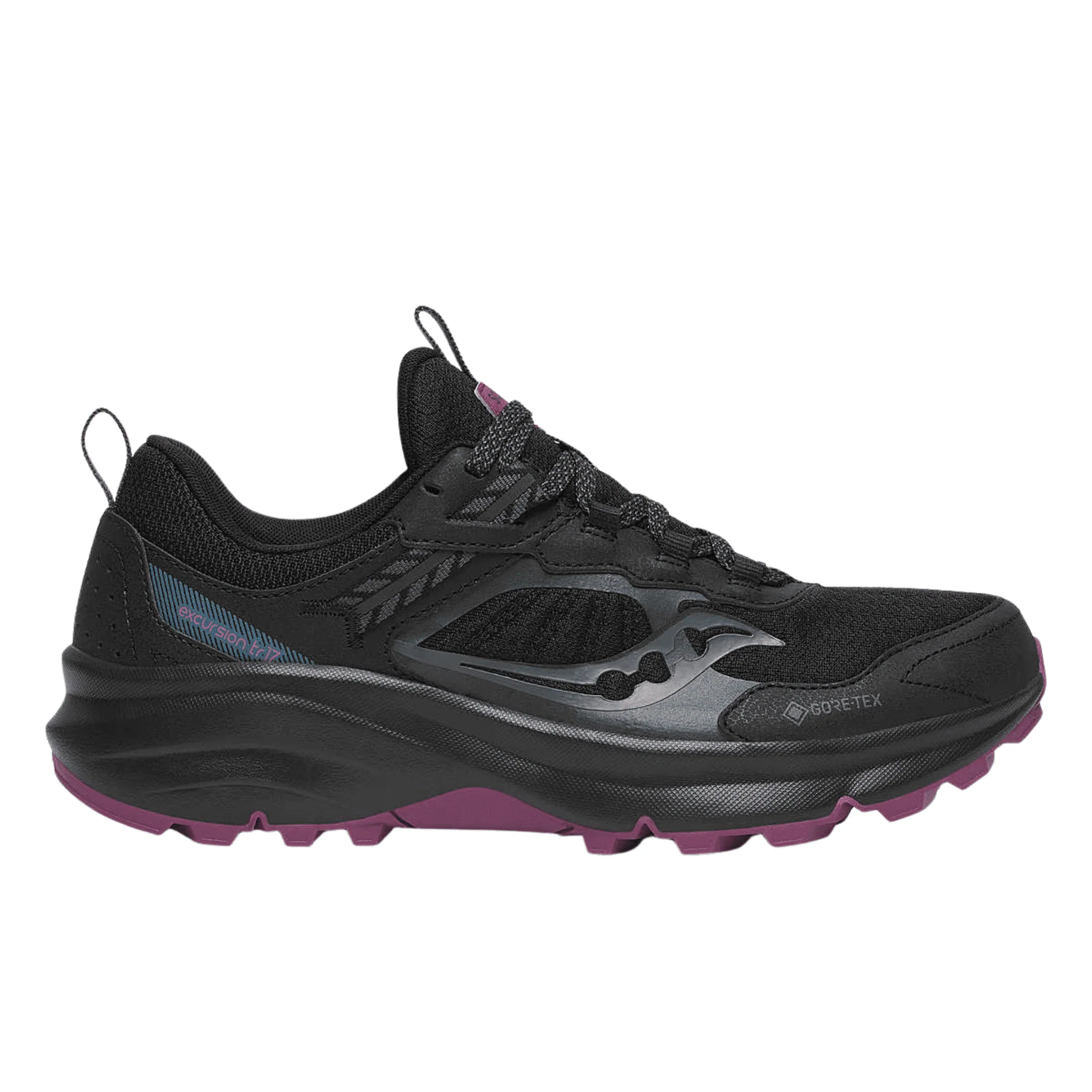 Saucony Women's Excursion TR17 GTX Shoes - Black/Plum