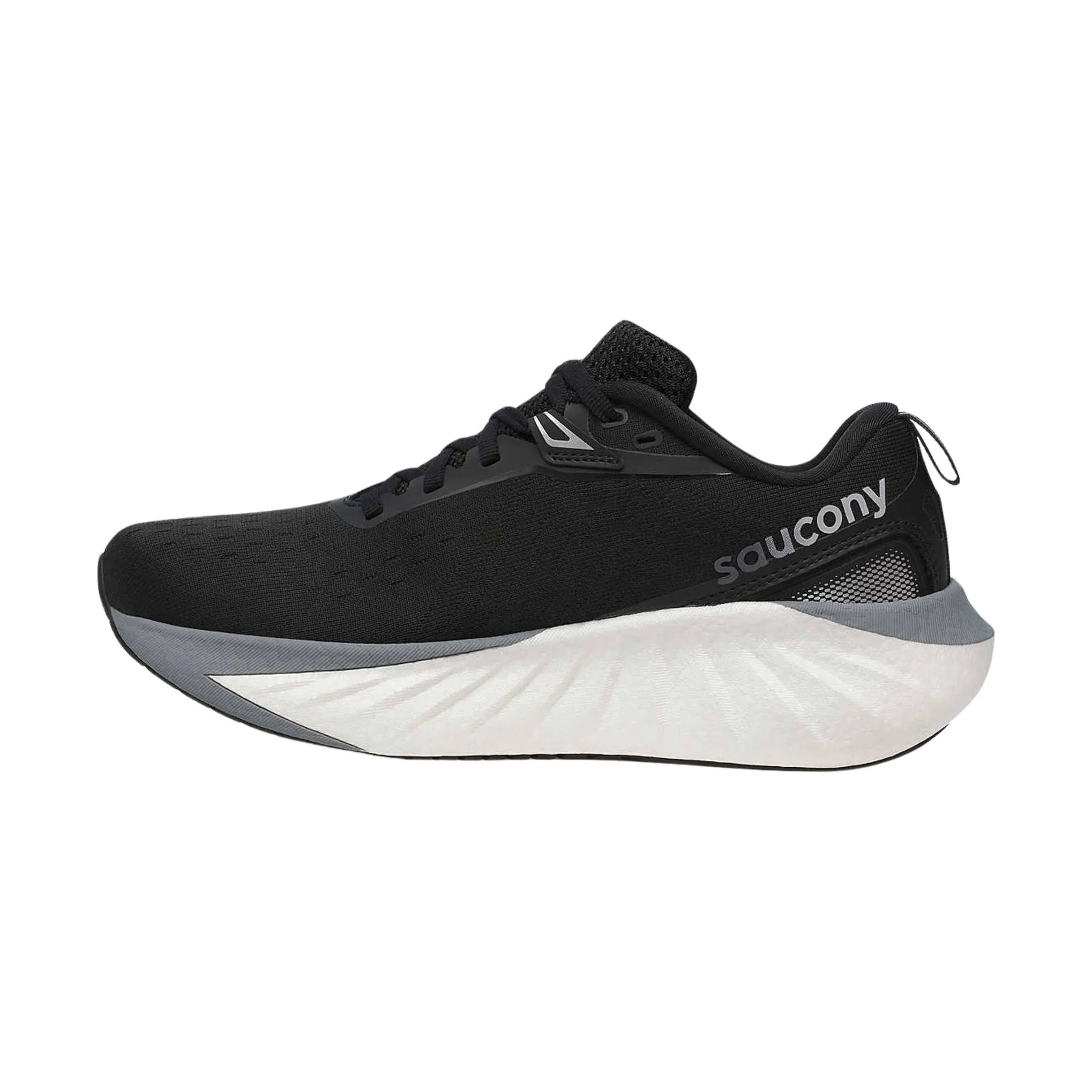 Saucony Women's Triumph 22 Running Shoes - Black/White - Image 2