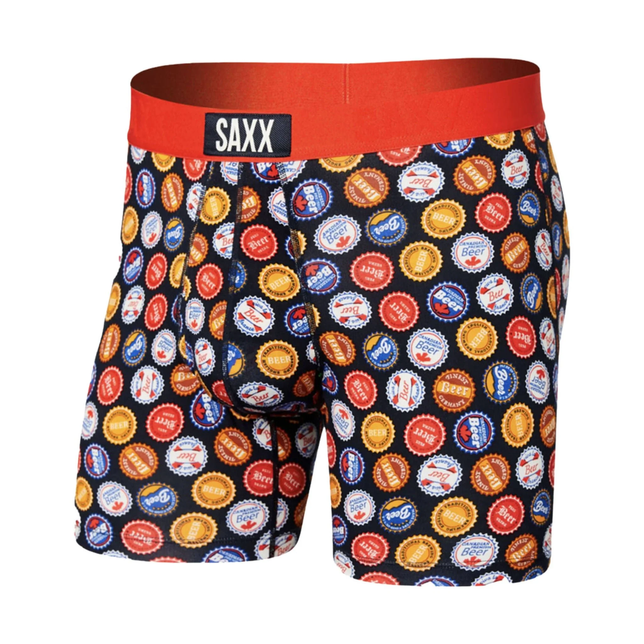 SAXX Men's Ultra Super Soft Boxer Brief - Beers Of The World