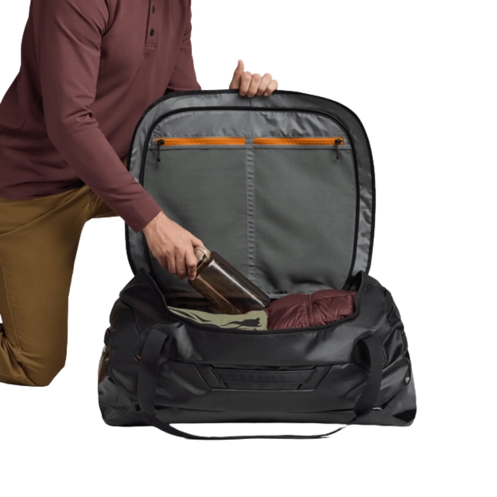 Sitka Drifter Duffle 75L - Black - Image 8