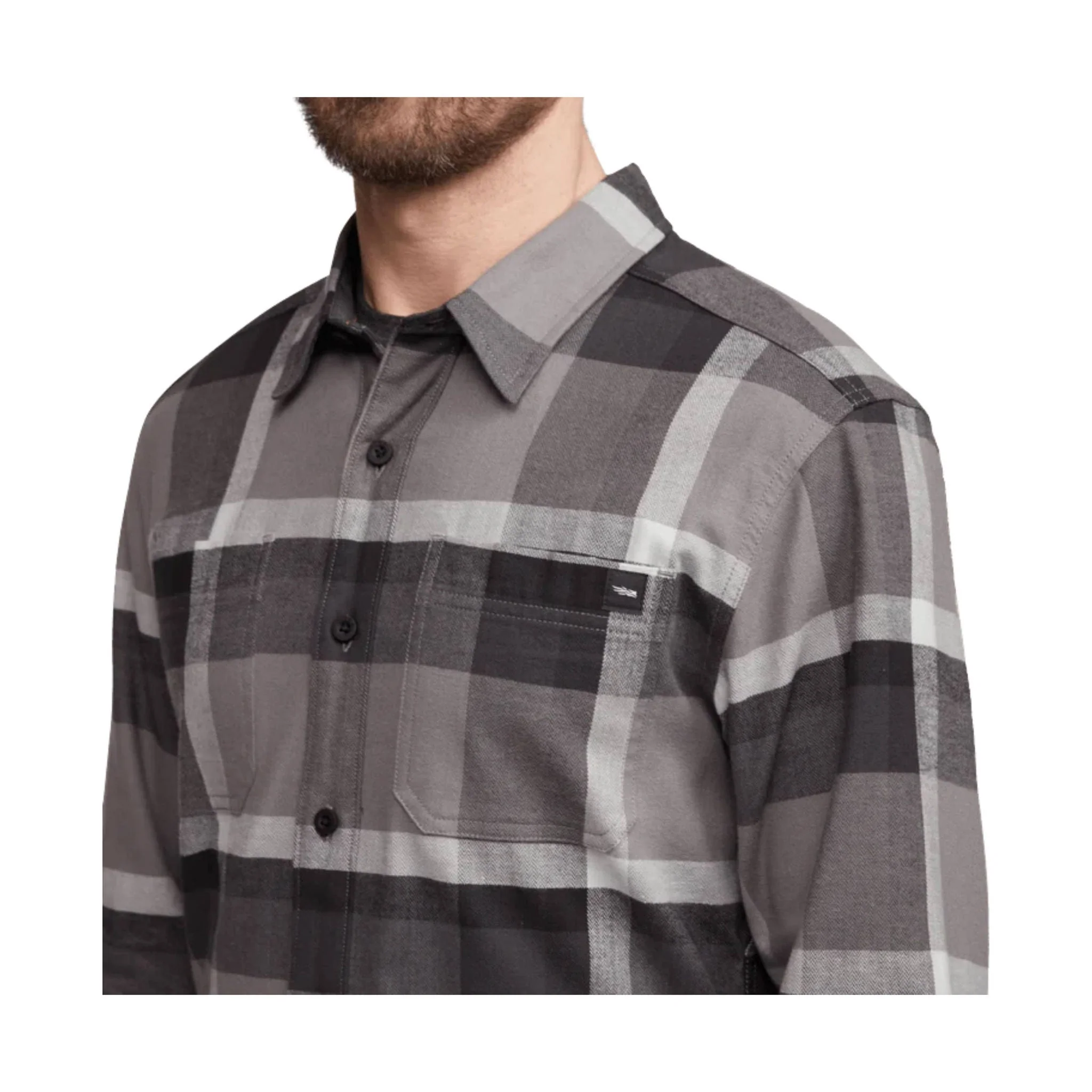 Sitka Men's Ashland Lightweight Flannel Shirt - Woodsmoke Fall Plaid - Image 2