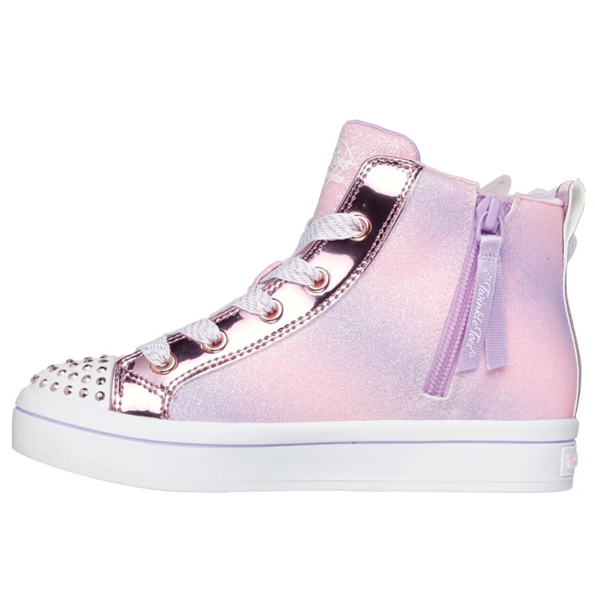 Skechers Kids' Dreamy Wings Shoes - Light Pink - Image 3