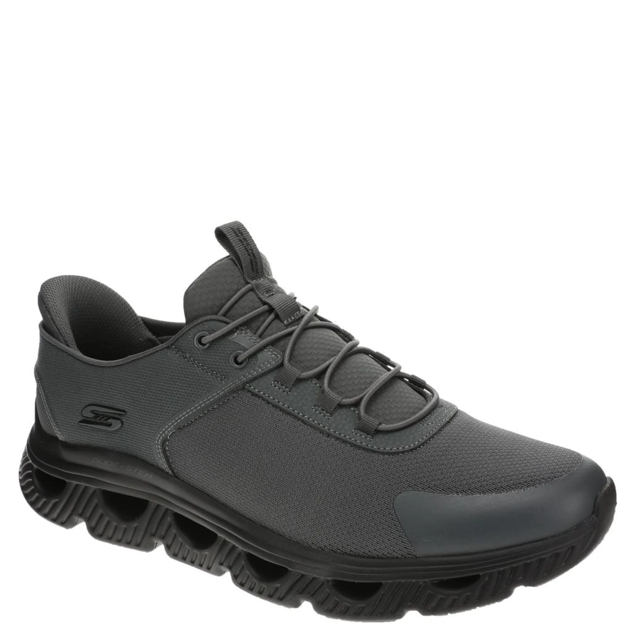 Skechers Men's Arc Waves Shoes - Charcoal/Black