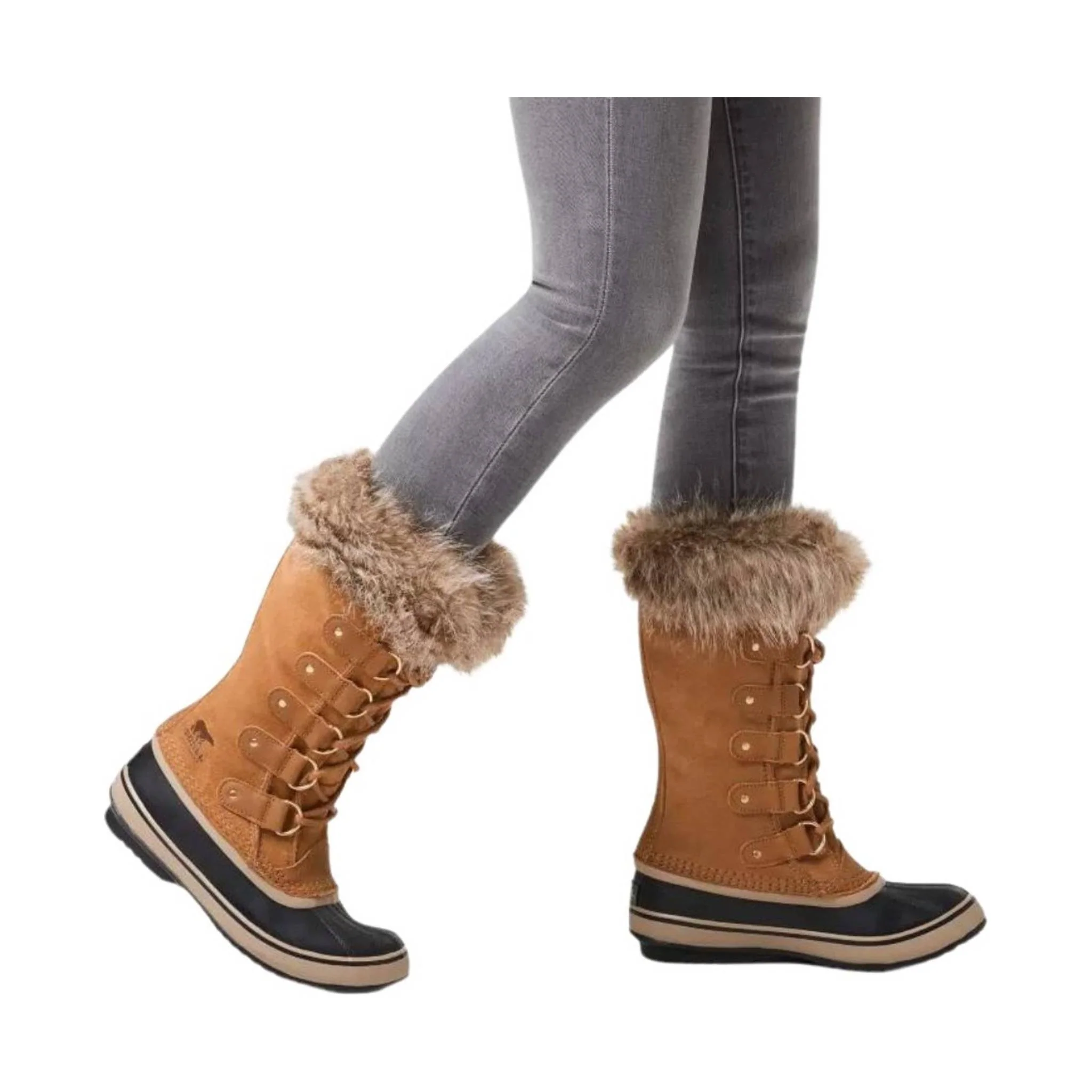 Sorel Women's Joan of Arctic Winter Boots- Camel Brown/Black - Image 7