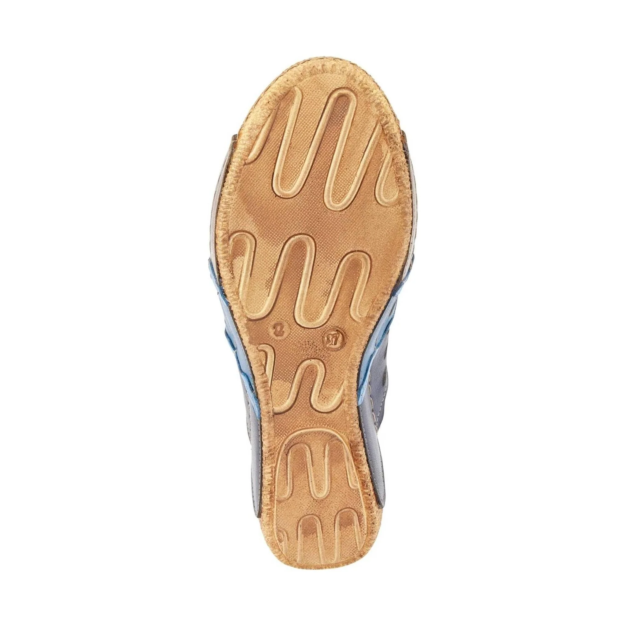 Spring Step Women's Footy Sandals - Blue Multi - Image 5