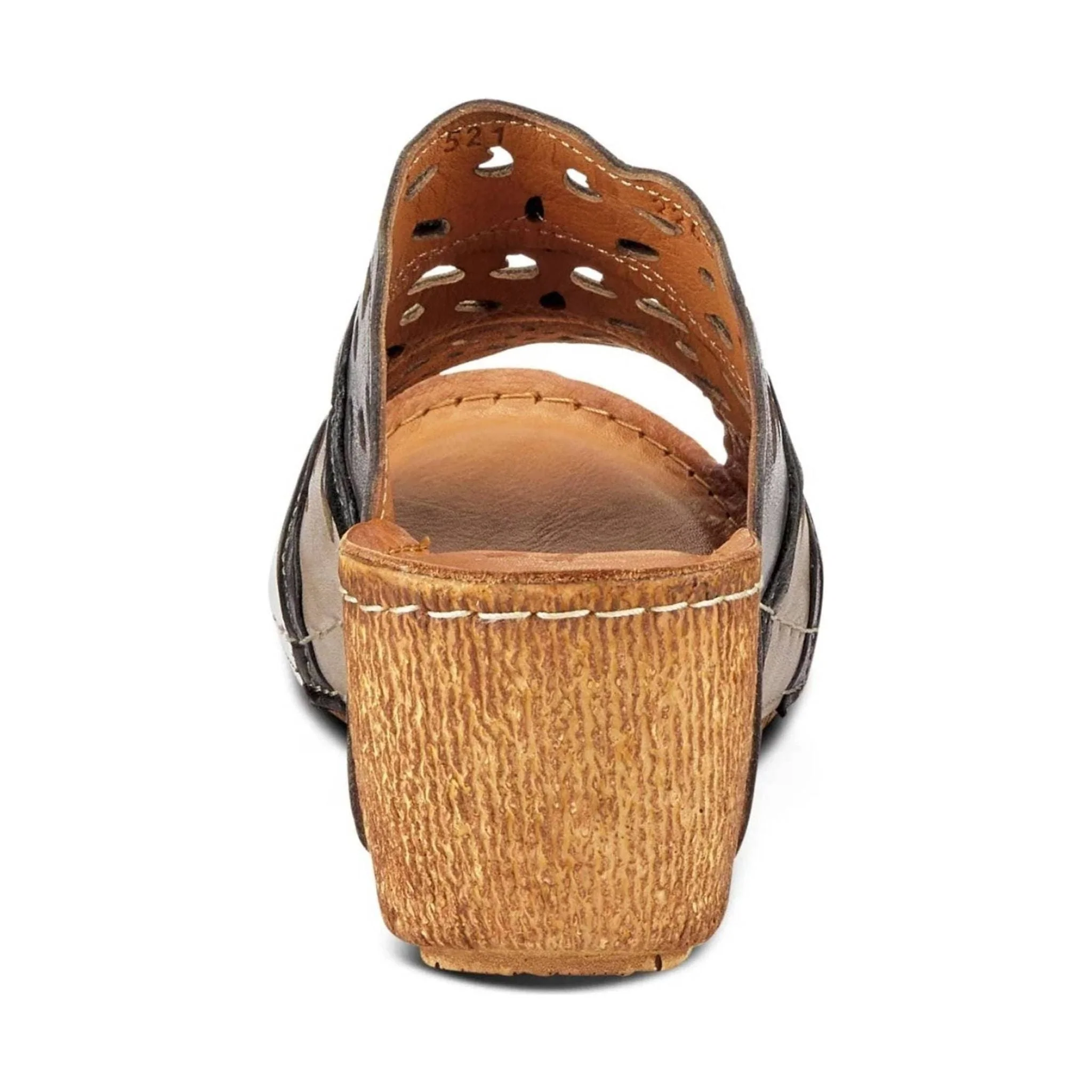 Spring Step Women's Footy Sandals - Grey Multi - Image 3