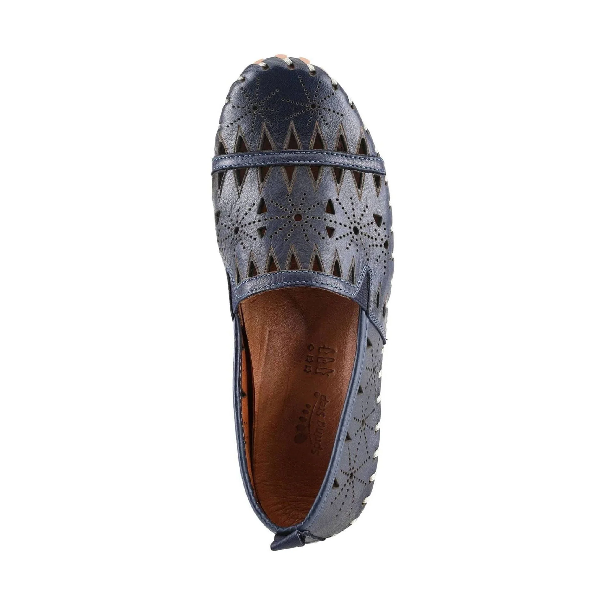 Spring Step Women's Fusaro Loafer Shoes - Navy - Image 3