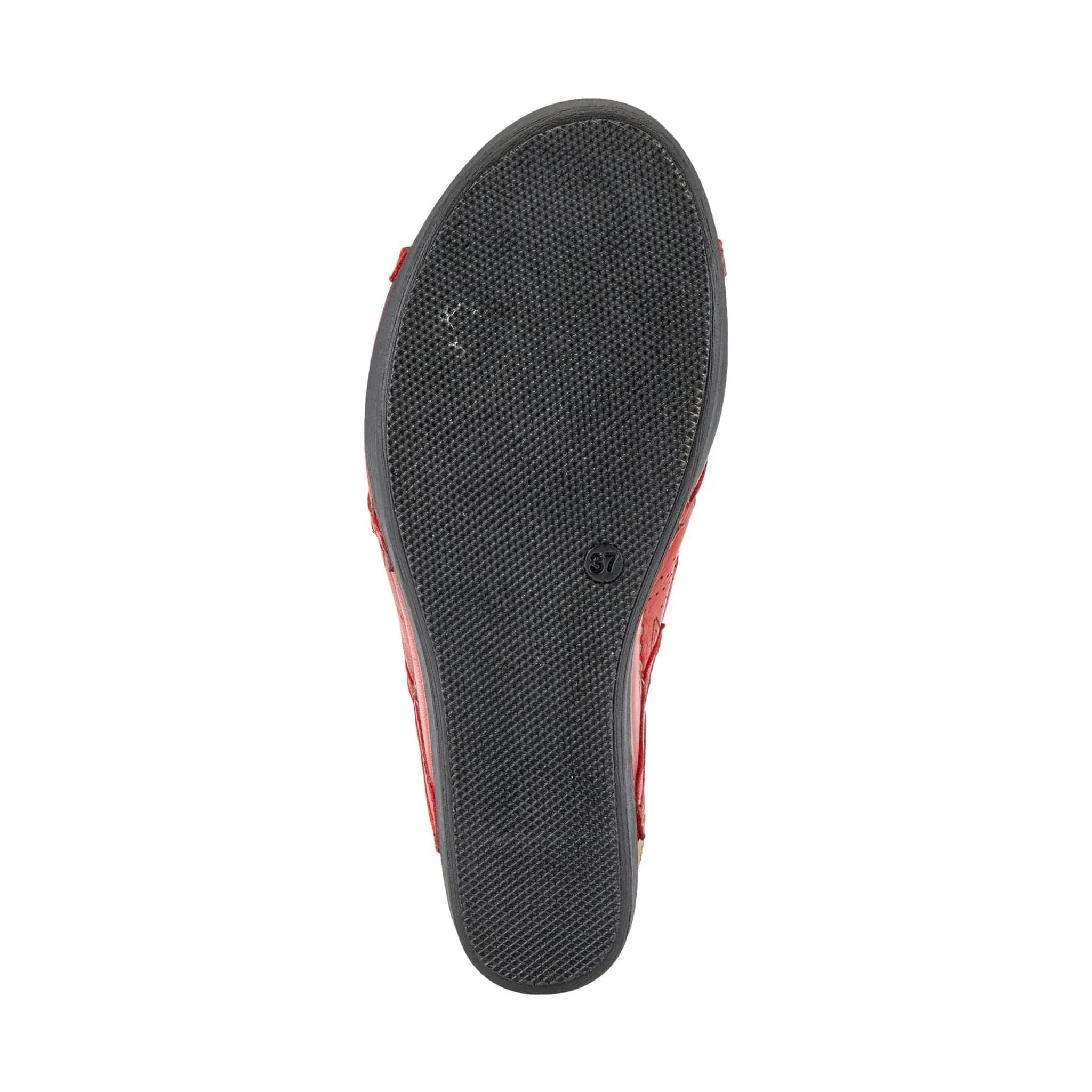 Spring Step Women's Fusawedge Sandals - Red - Image 4