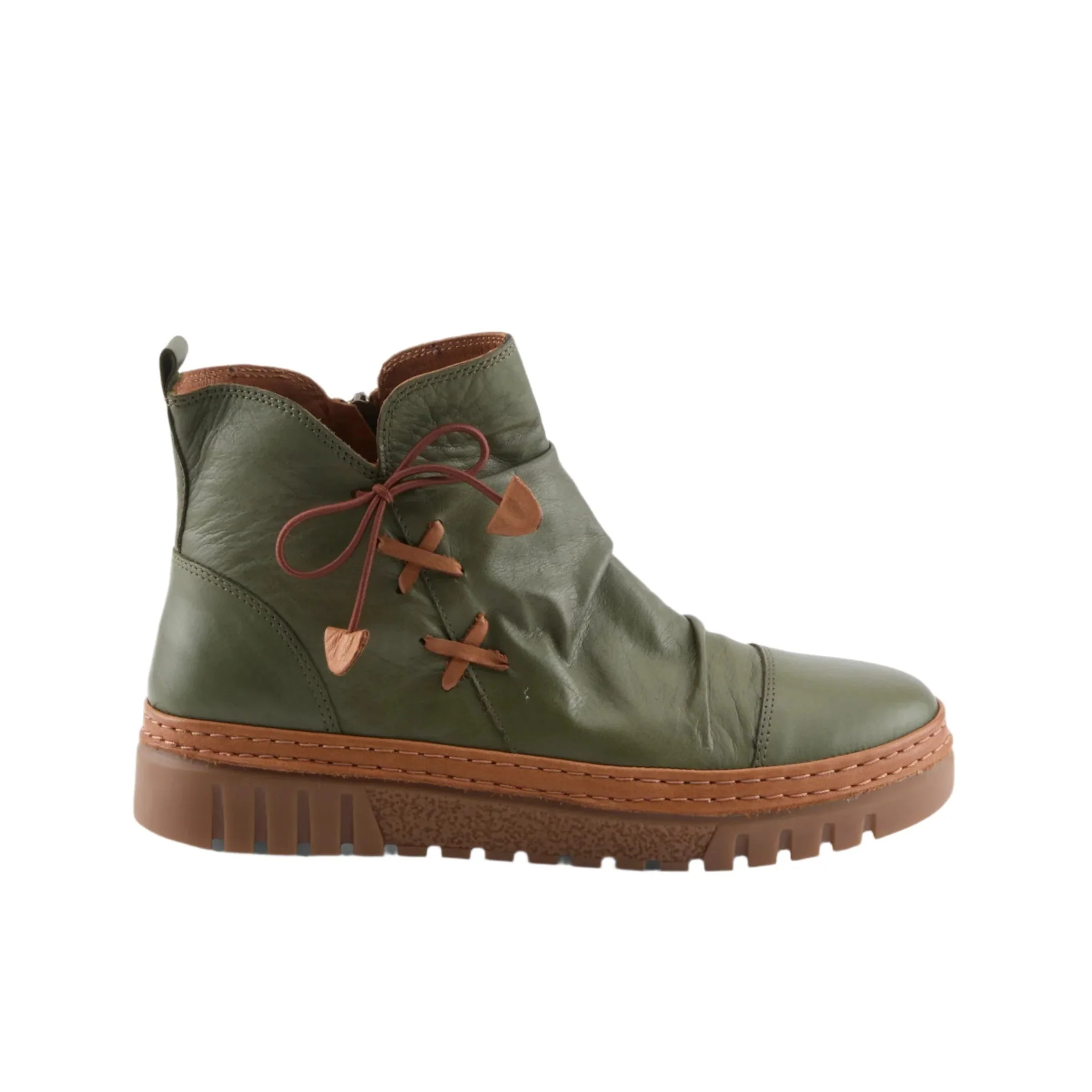 Spring Step Women's Vandis Boots - Olive Green