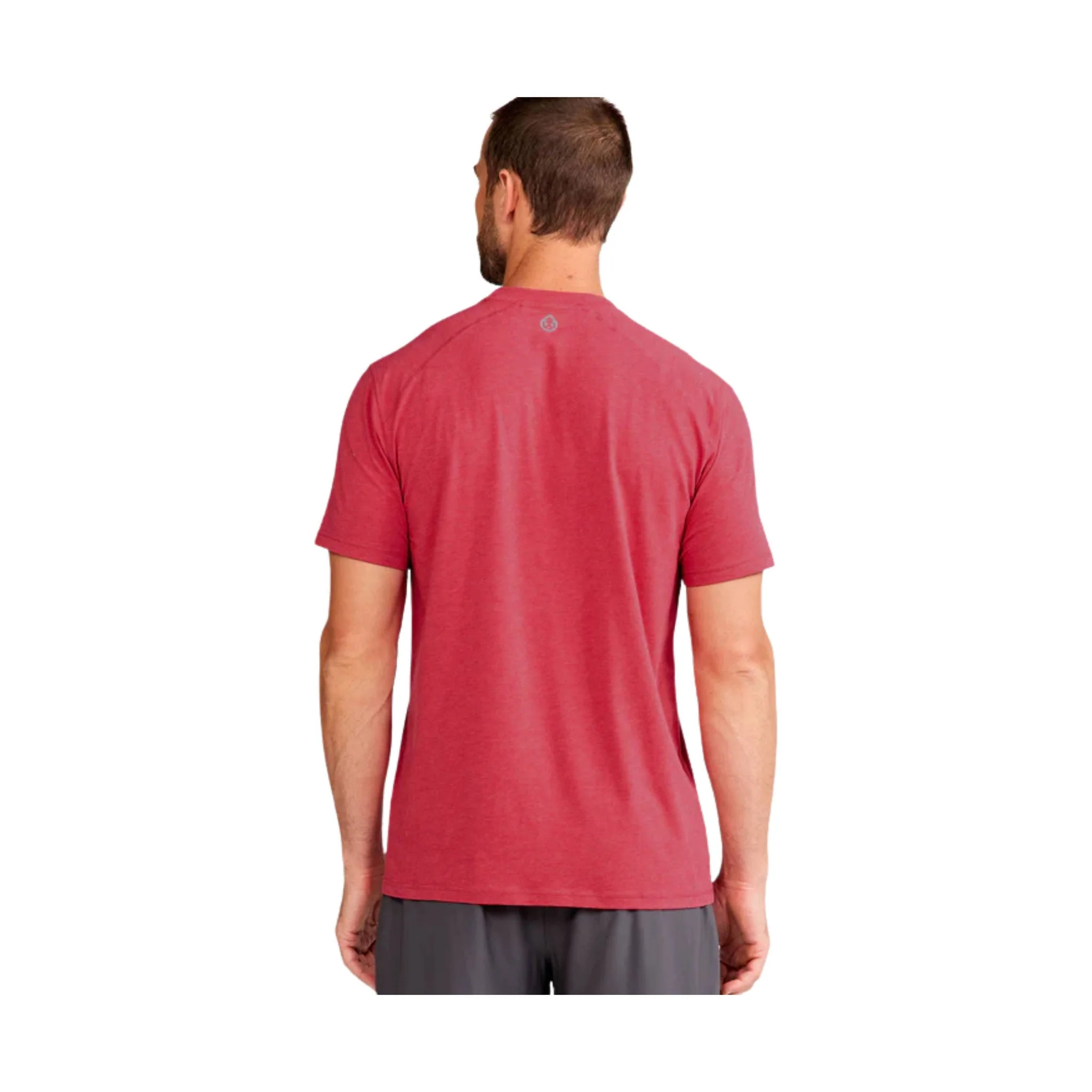 Tasc Men's Carrollton Fitness Tee - Ruby Heather - Image 3