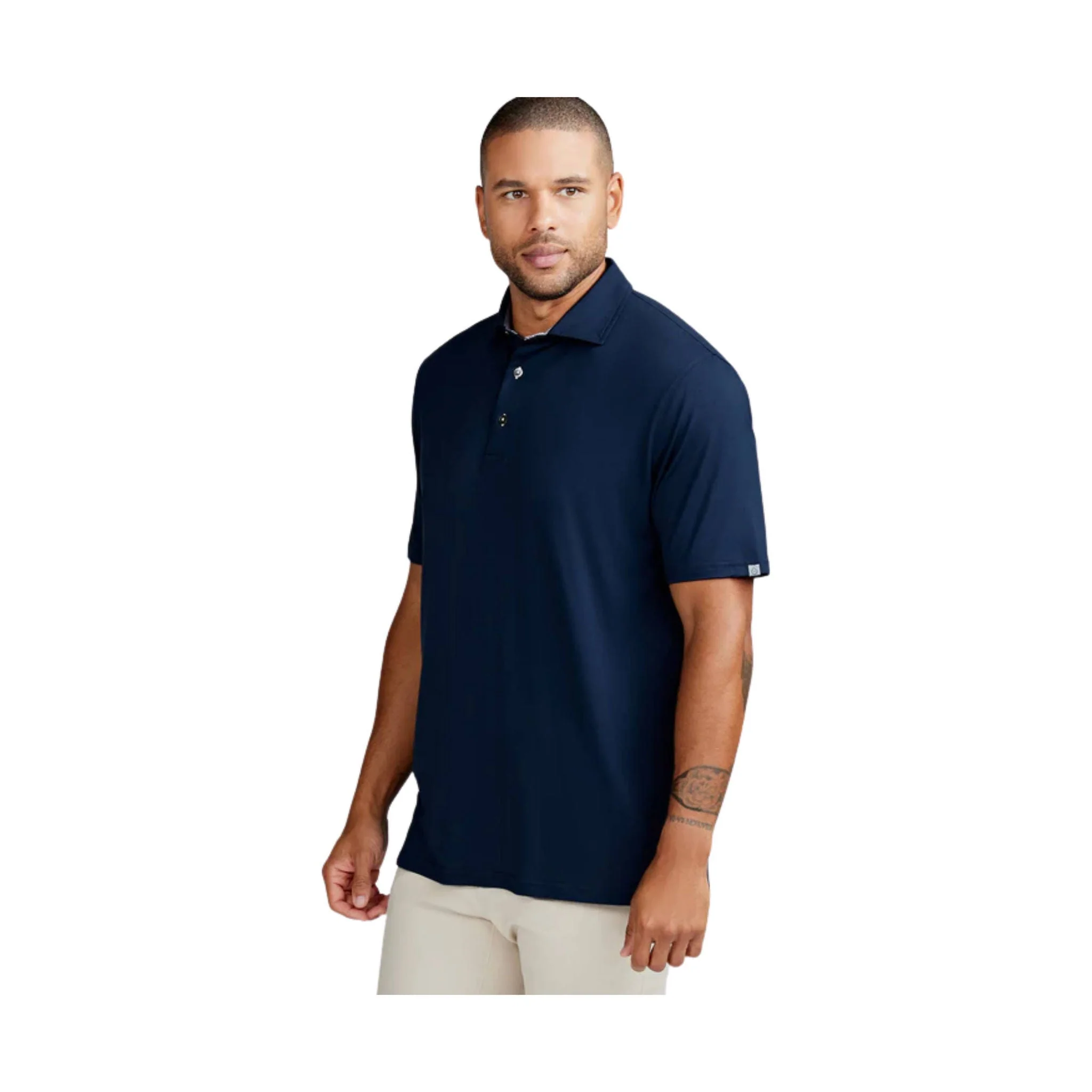 Tasc Men's Cloud Lightweight Polo - Classic Navy - Image 2