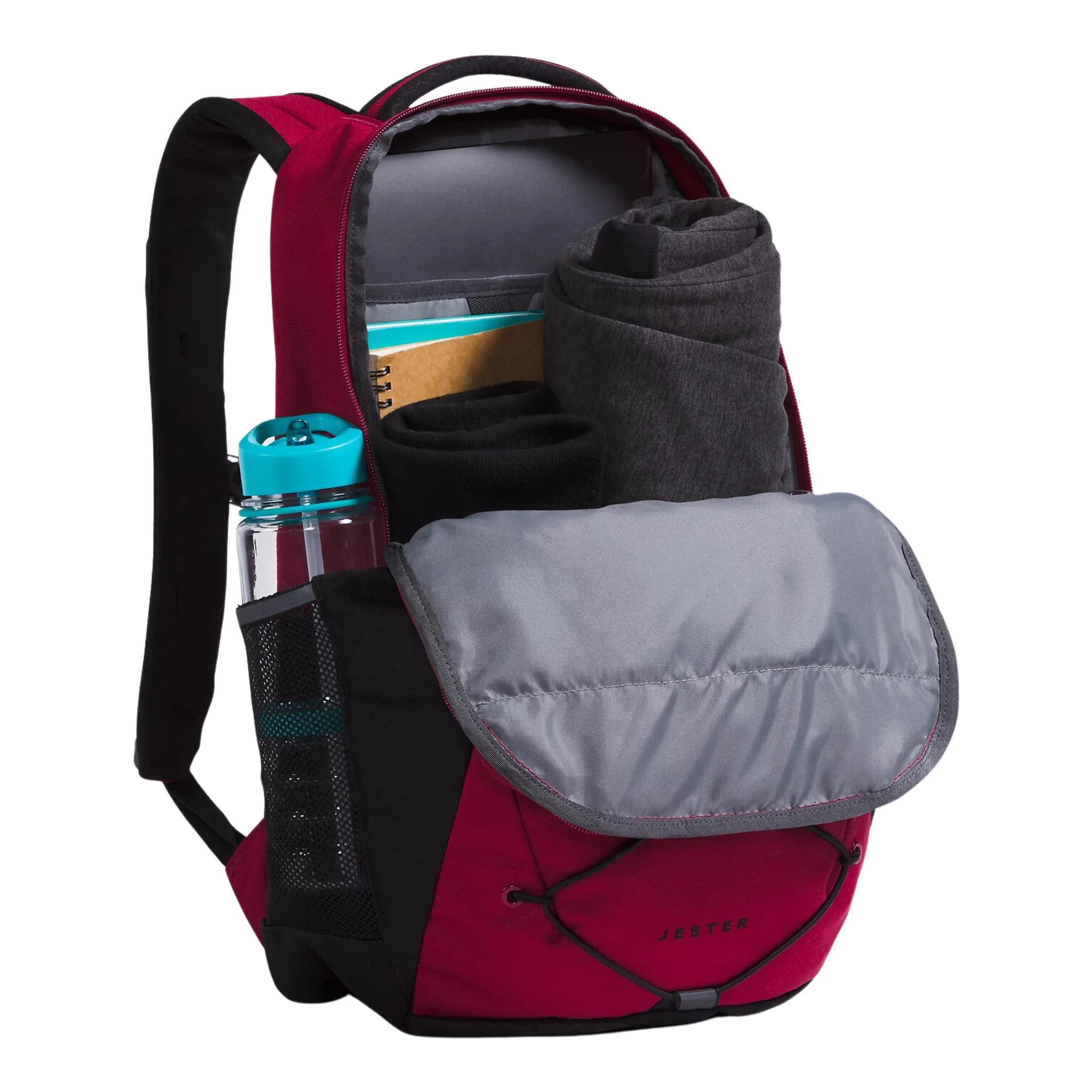 The North Face Jester Backpack - Beetroot/TNF Black - Image 2