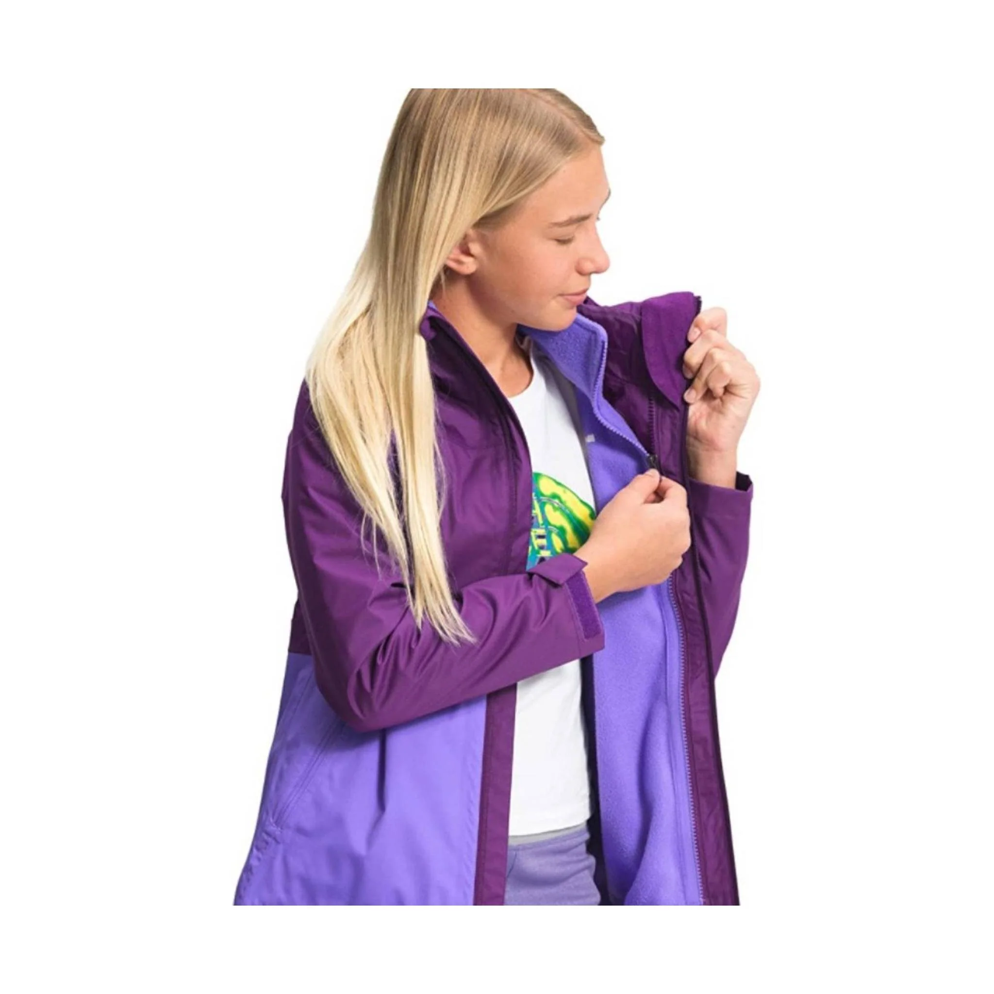 The North Face Kids' Vortex Triclimate - Gravity Purple - Image 4