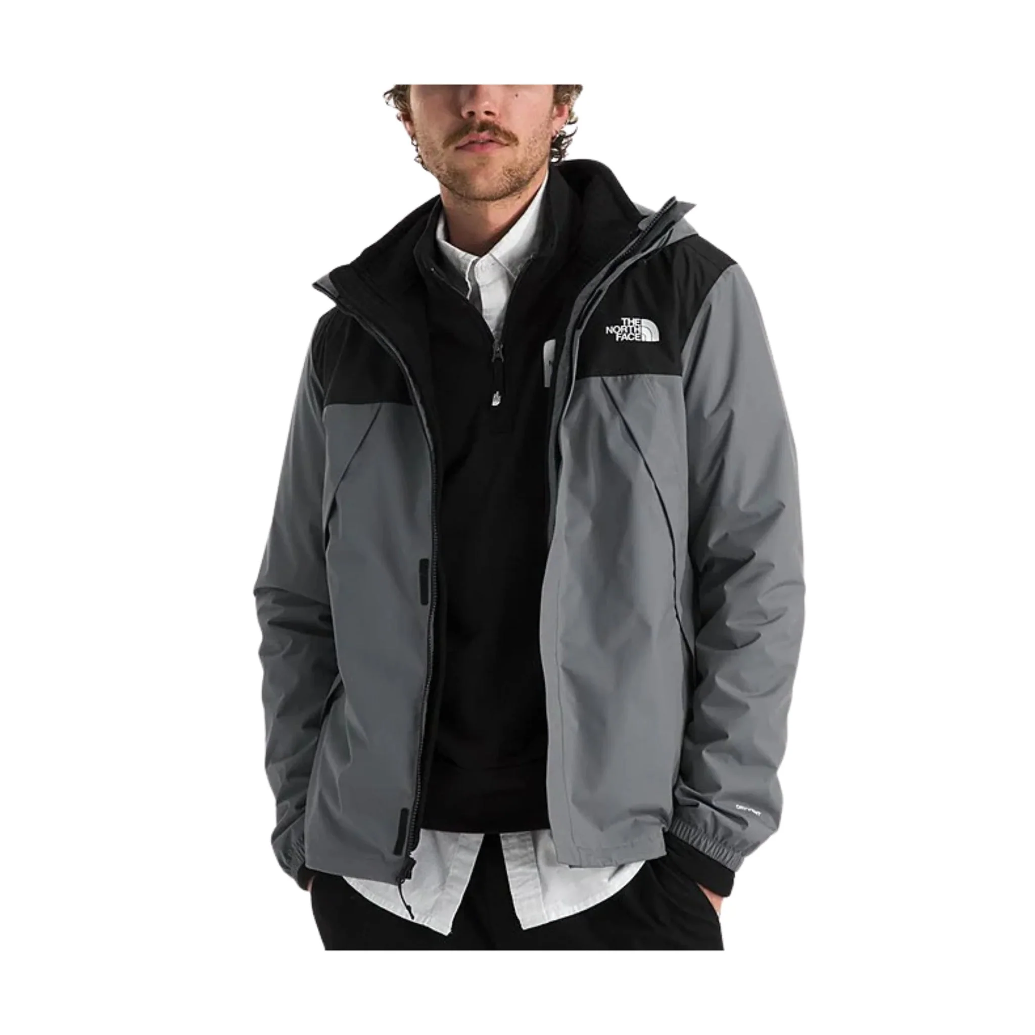 The North Face Men's Antora Triclimate Jacket - Smoked Pearl/Black