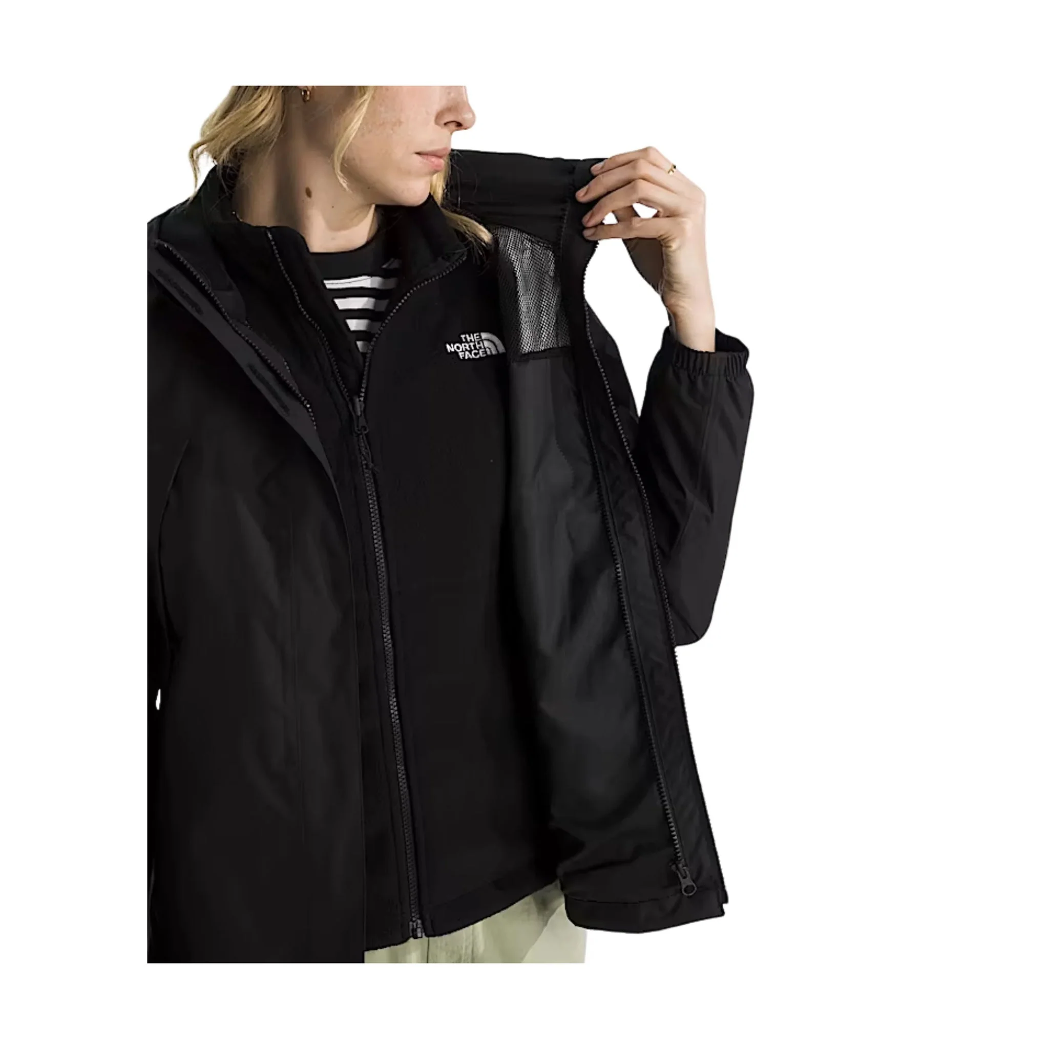The North Face Women's Antora Triclimate Jacket - TNF Black - Image 3