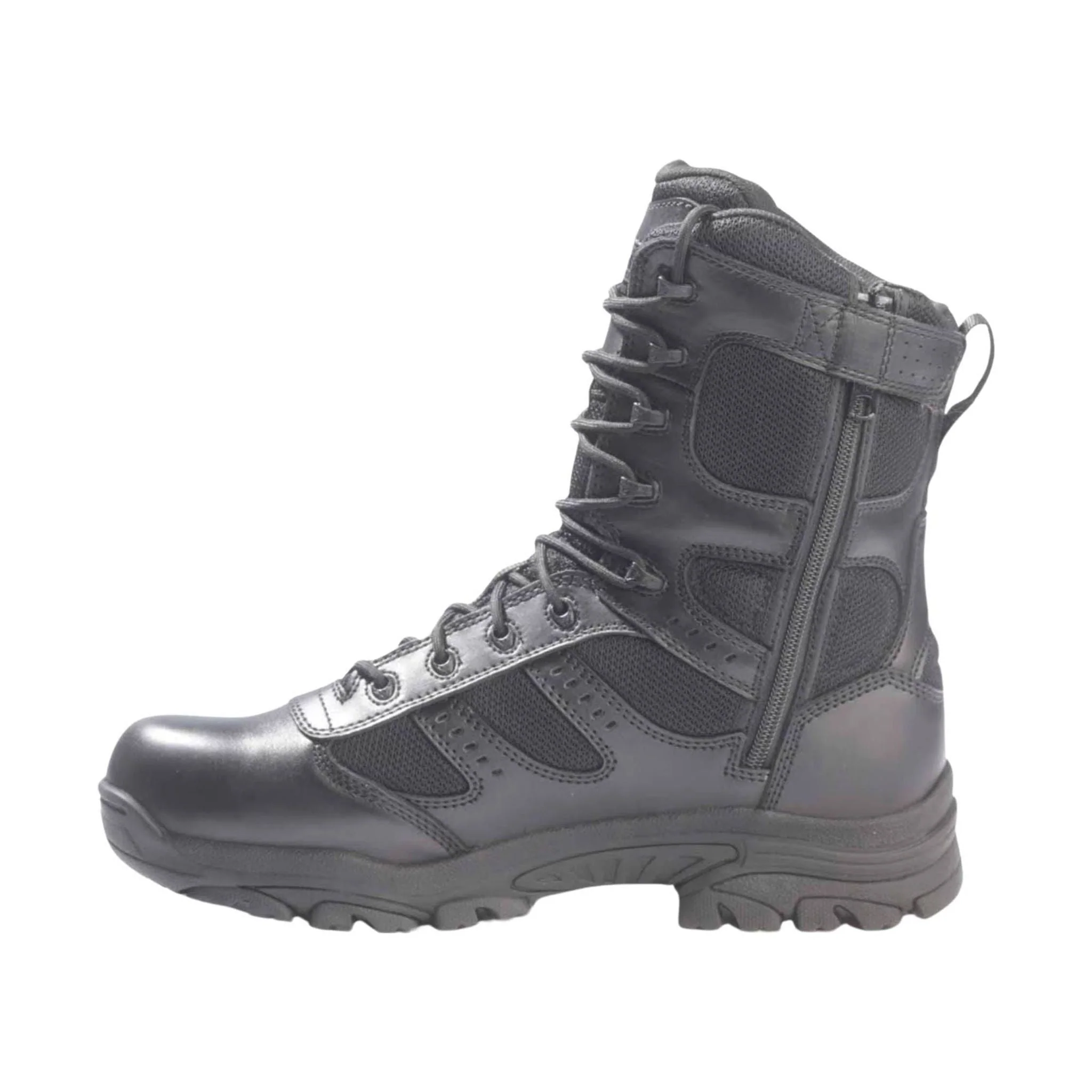 Thorogood Men's 8 Inch Side Zip Waterproof Composite Toe Work Boot - Black - Image 2