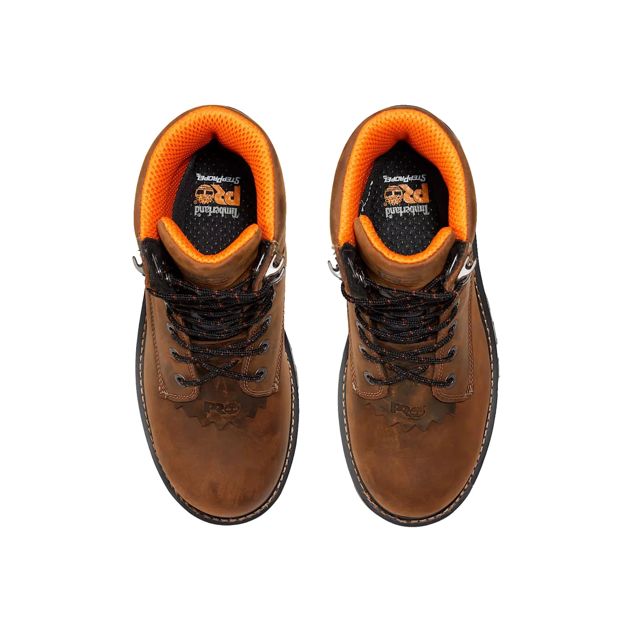 Timberland Pro Men's Boondock HD Logger Waterproof Soft Toe Work Boots - Brown Earth - Image 4