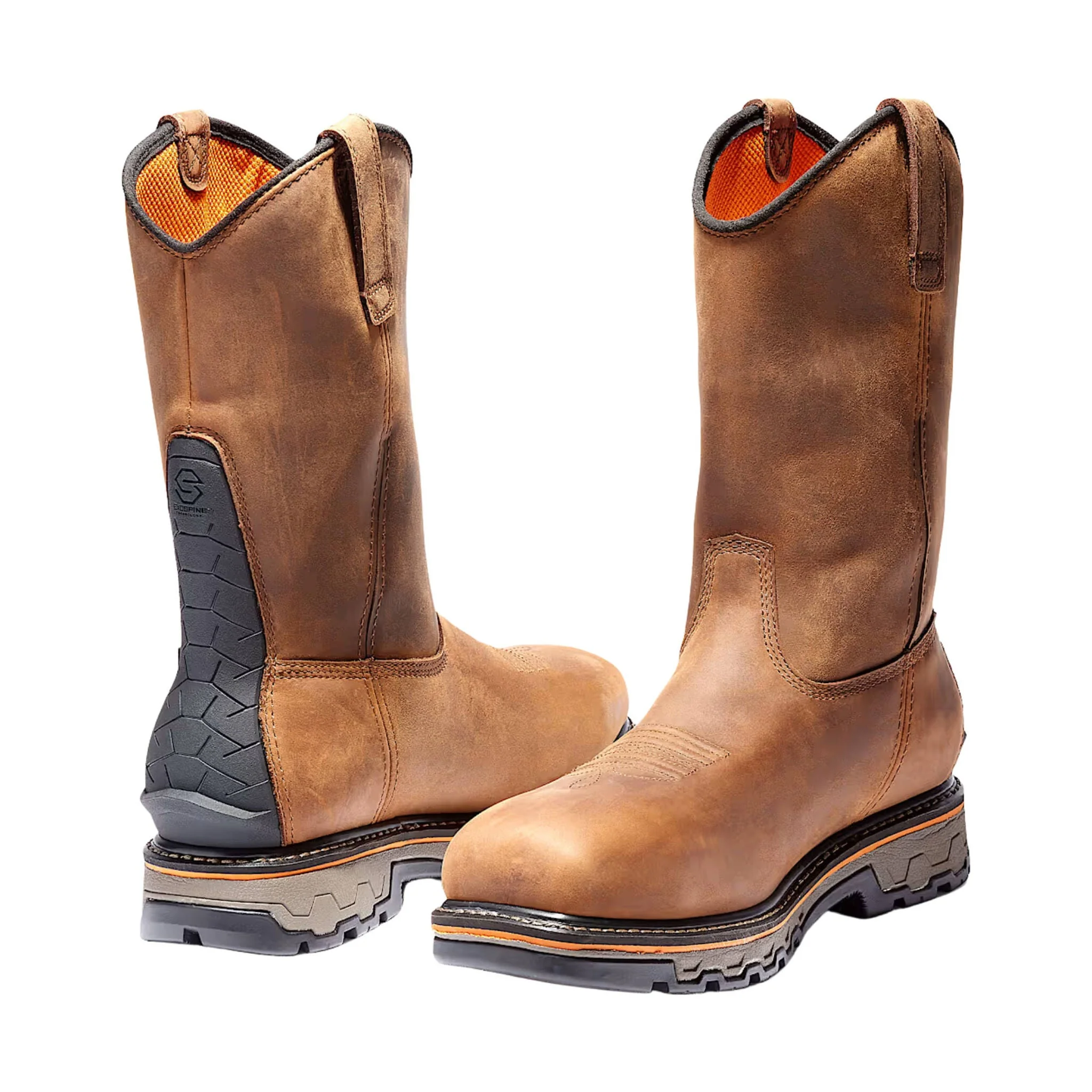 Timberland Pro Men's True Grit Pull On Composite Toe Waterproof Work Boots - Earth Bandit - Image 2