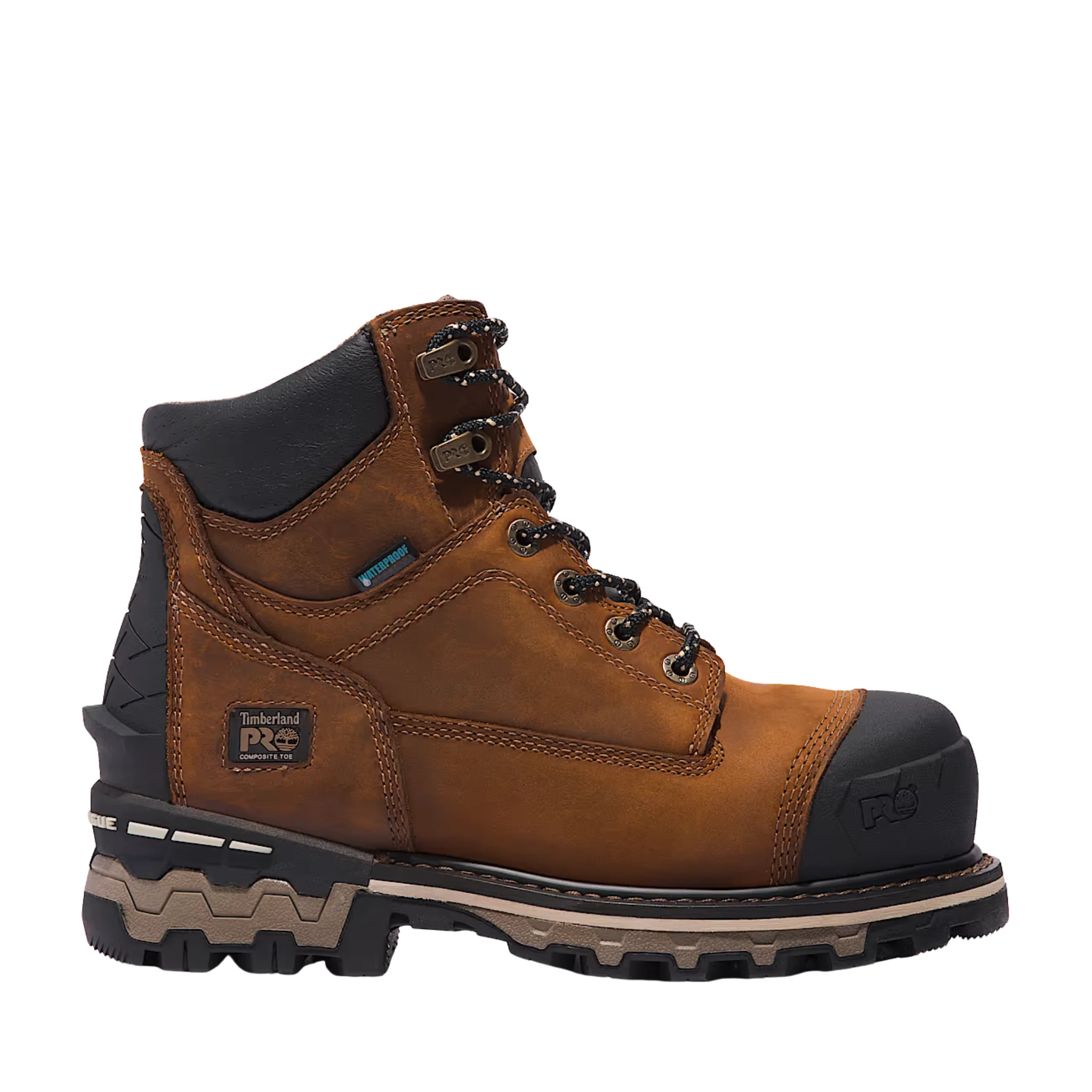 Timberland Pro Women's Boondock 6 Inch Waterproof Composite Toe Work Boots - Brown