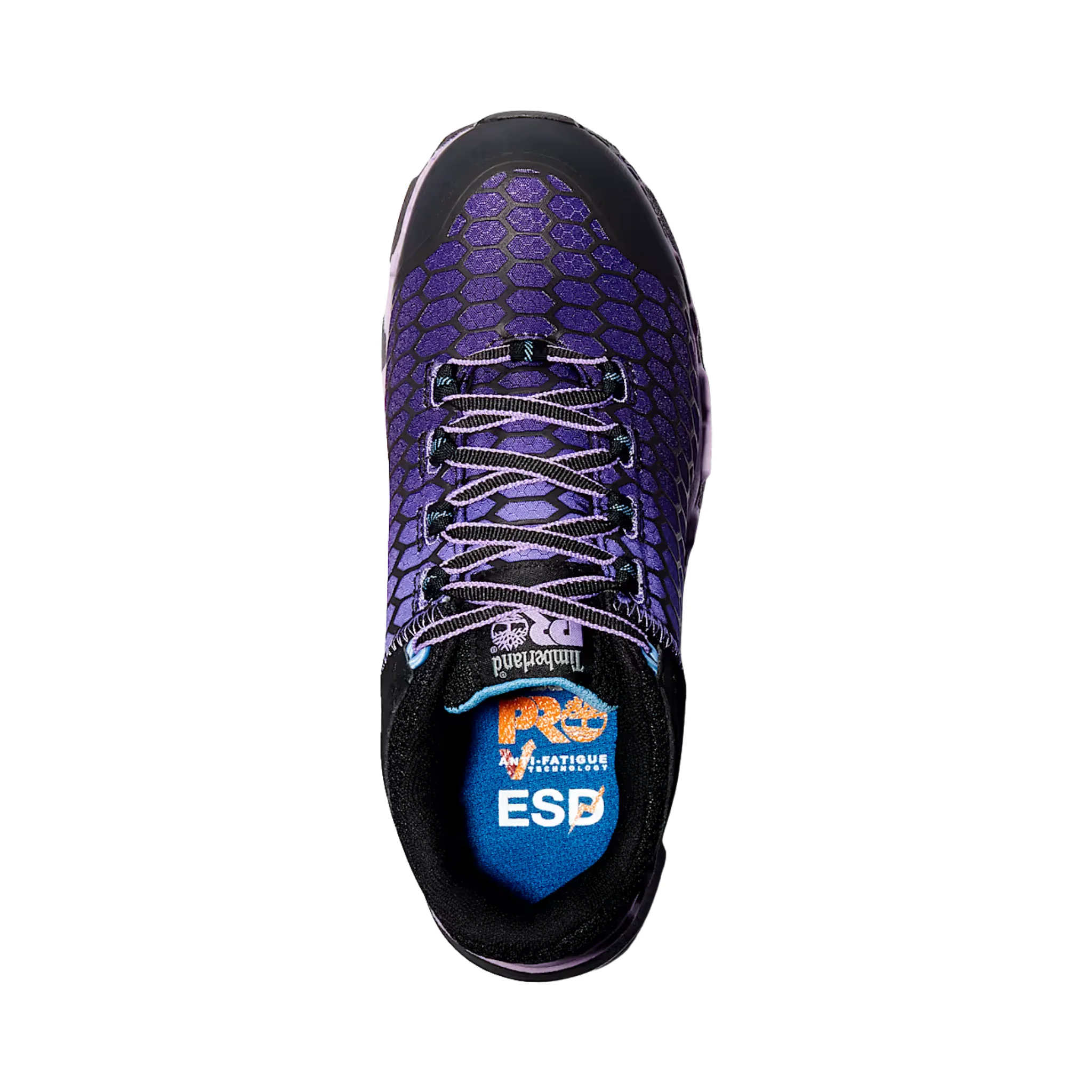 Timberland PRO Women's Powertrain Sport Alloy Toe SD Work Shoes - Black/Purple - Image 2