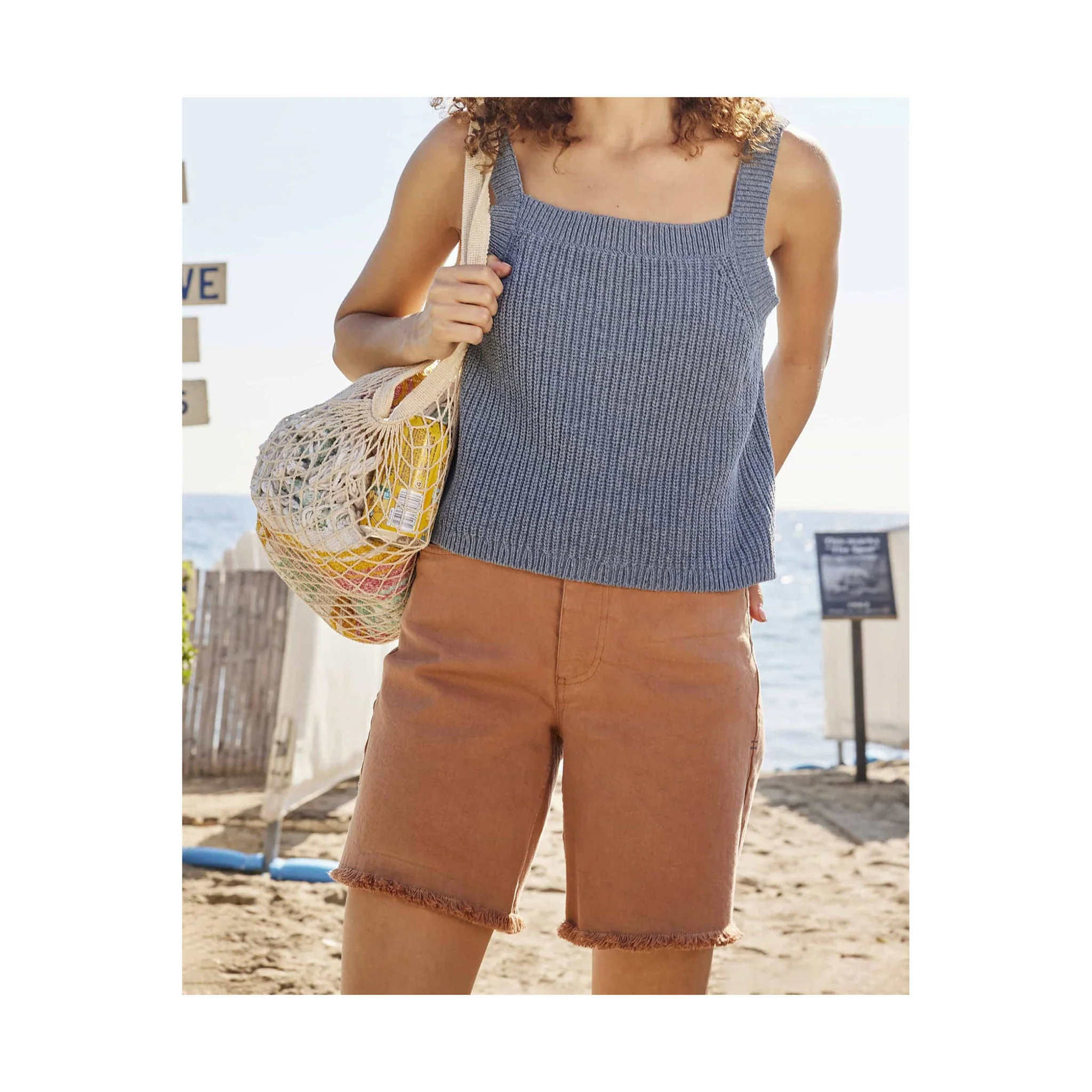 Toad & Co Women's Balsam Seeded Cutoff Short - Hazel - Image 3