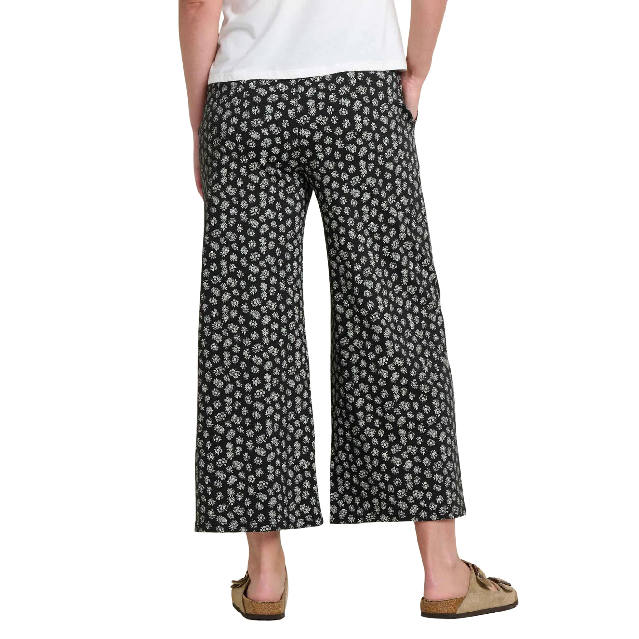 Toad & Co Women's Chaka Pull On Pant - Black and Salt Print - Image 2
