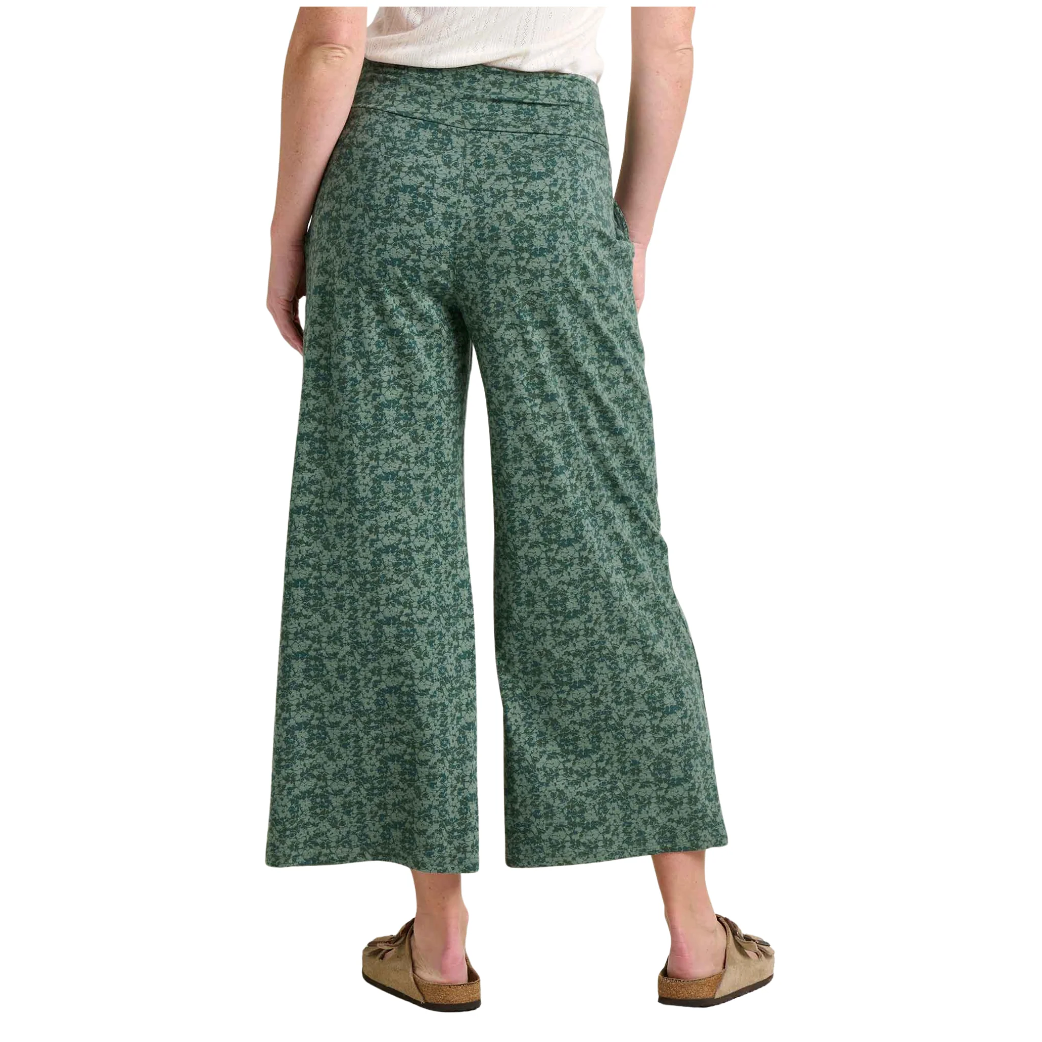 Toad & Co Women's Chaka Pull On Pant - Cilantro Print - Image 2