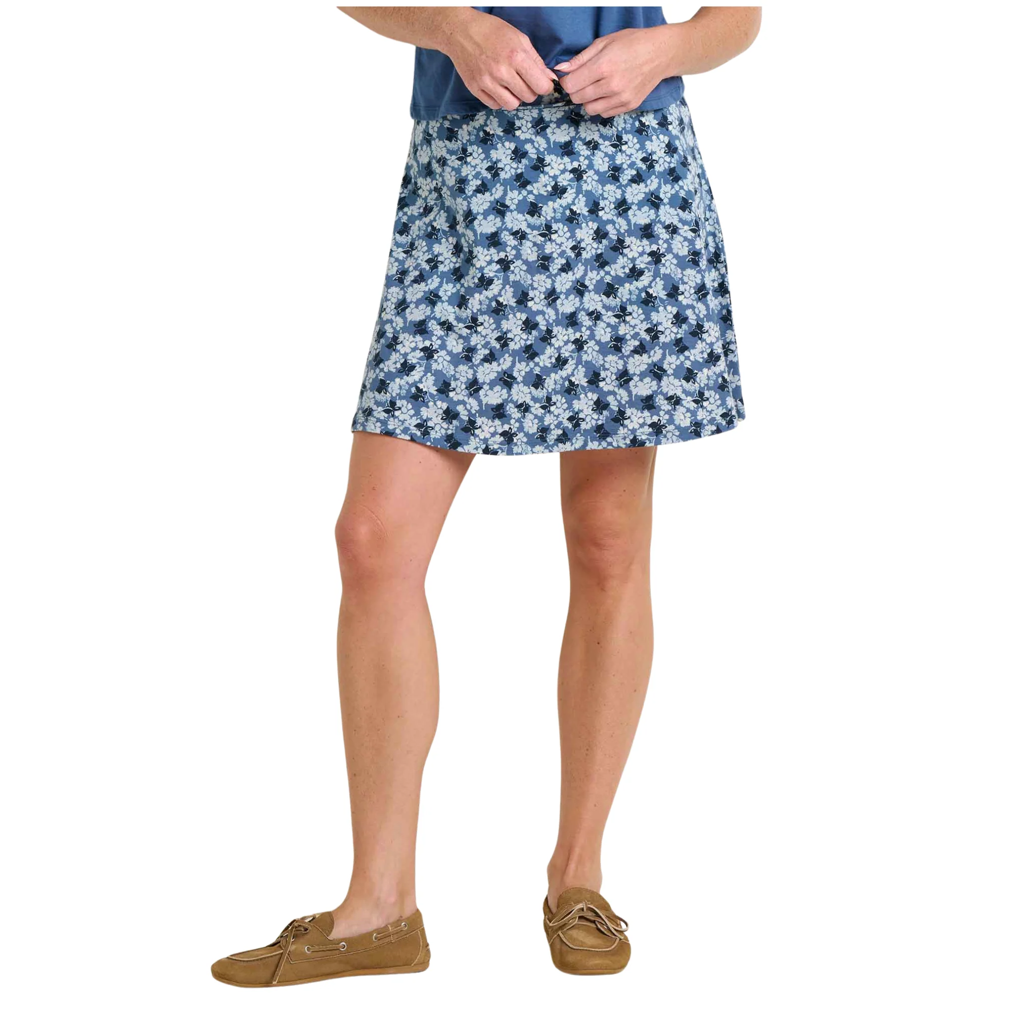 Toad & Co Women's Chaka Skirt - Pacific Blue Print