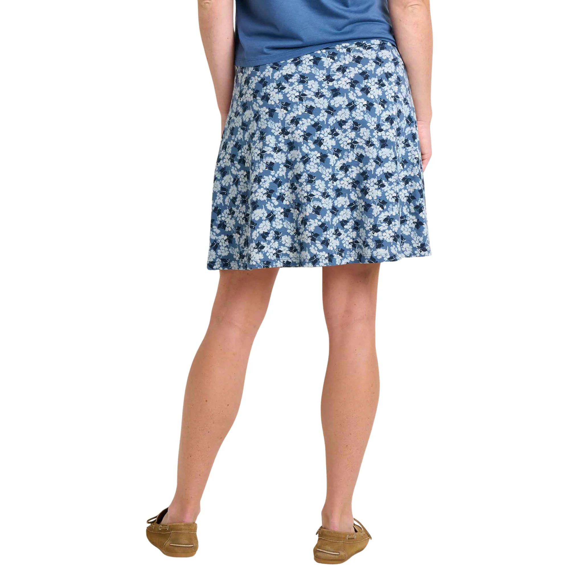 Toad & Co Women's Chaka Skirt - Pacific Blue Print - Image 2