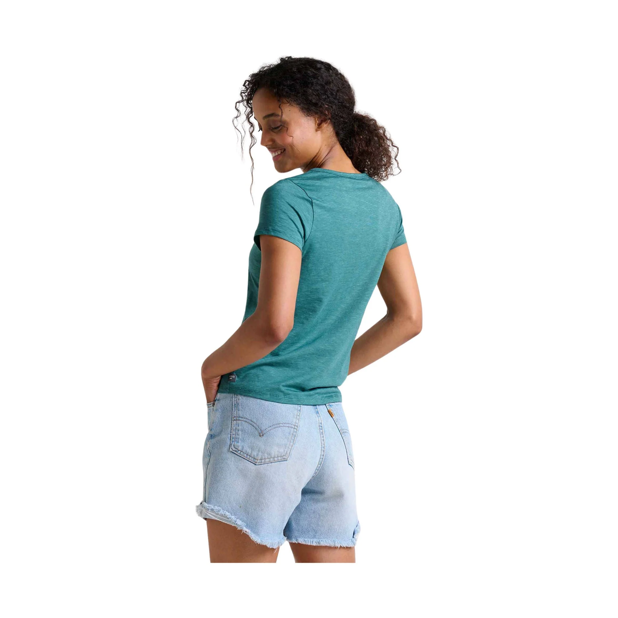 Toad & Co Women's Marley II Short Sleeve Tee - Jasper - Image 2