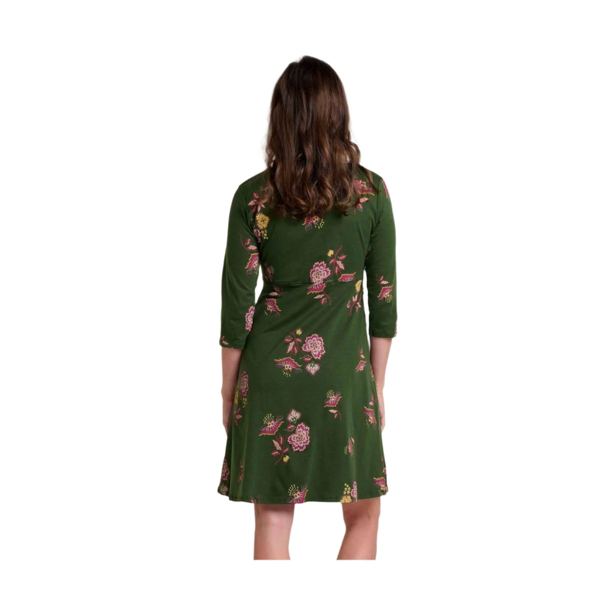 Toad & Co Women's Rosalinda Dress - Epidote Lg Scale Print - Image 2