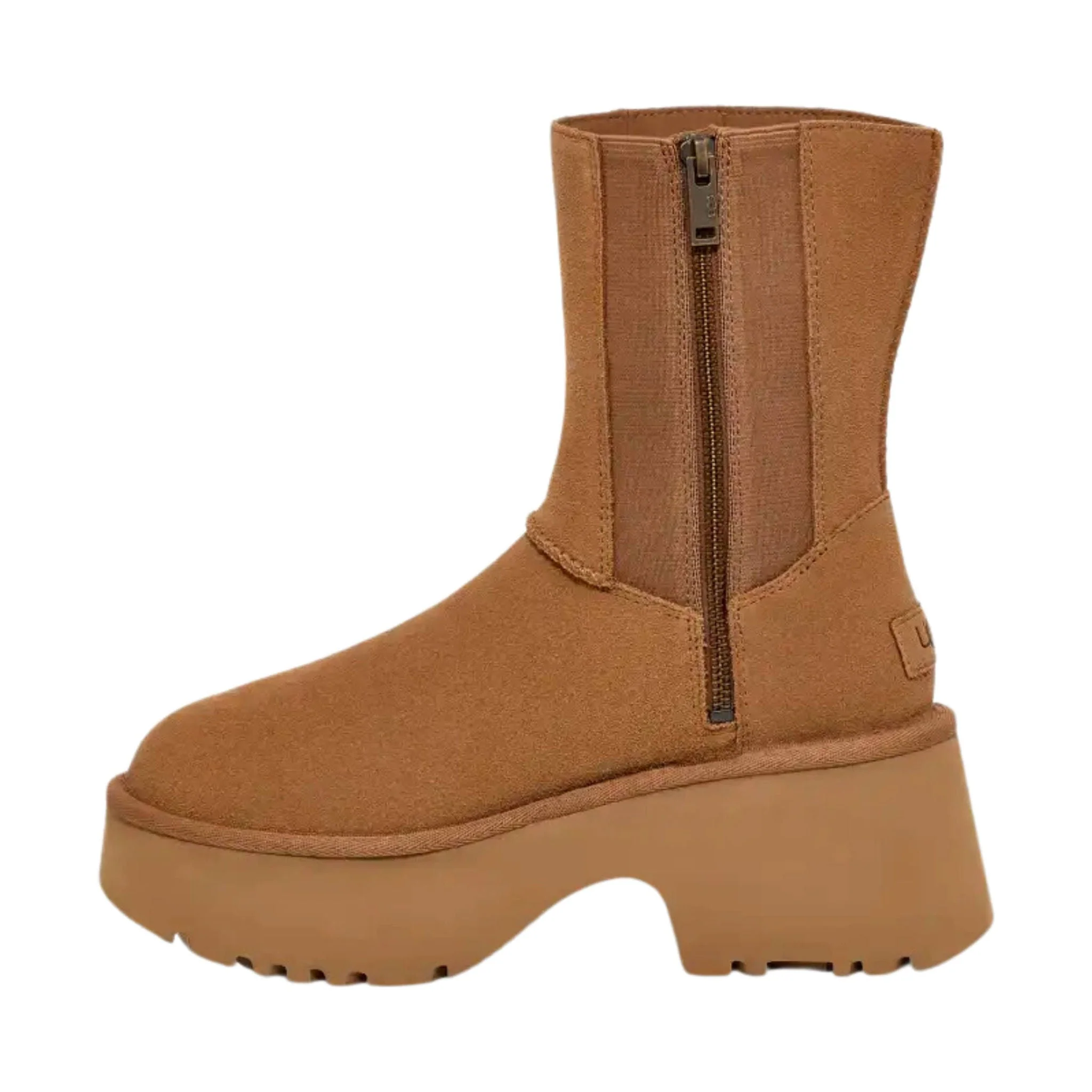UGG Women's Classic Twin Seam New Heights Boots - Chestnut - Image 2