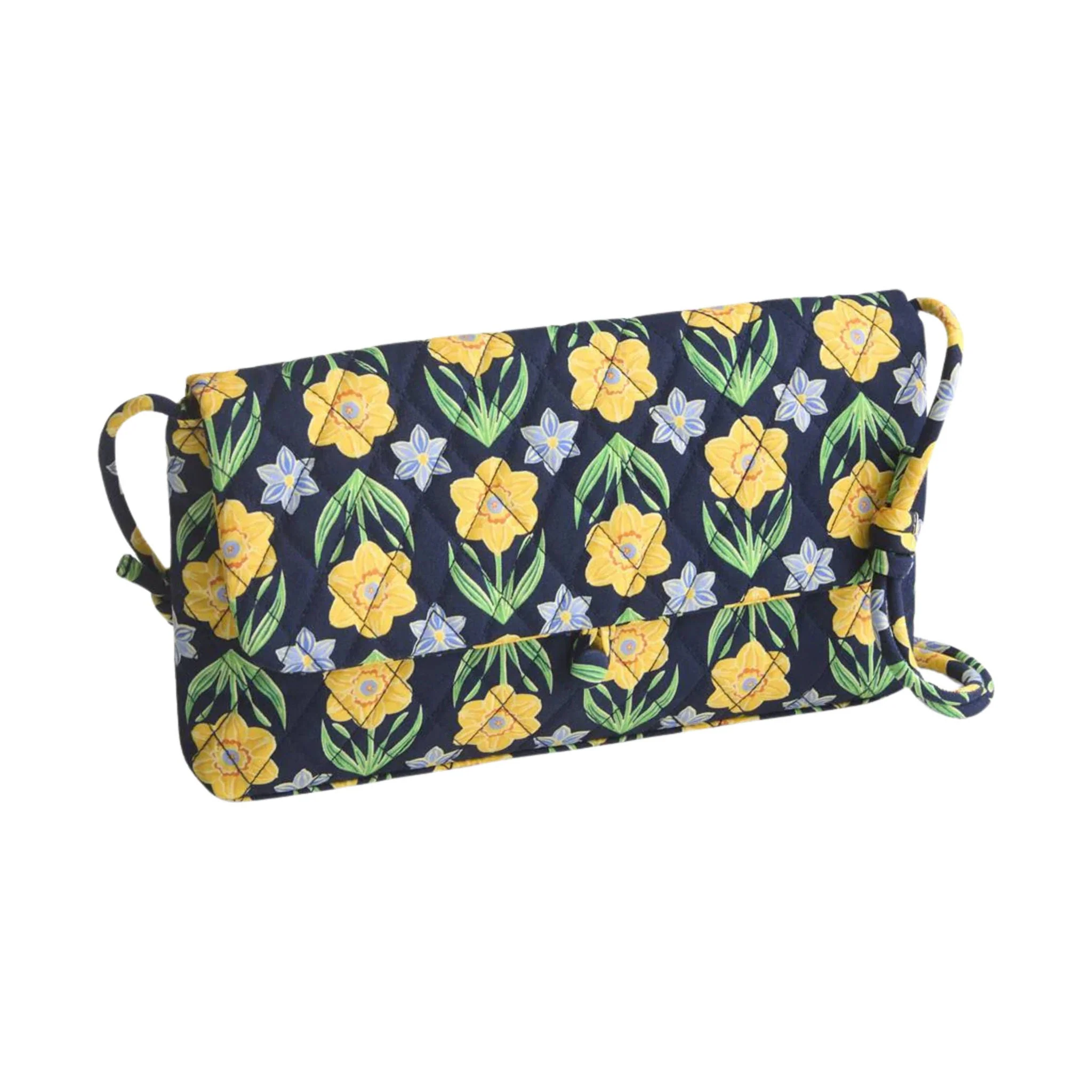 Vera Bradley Andover Shoulder Bag - Daffodils In Premium Cotton