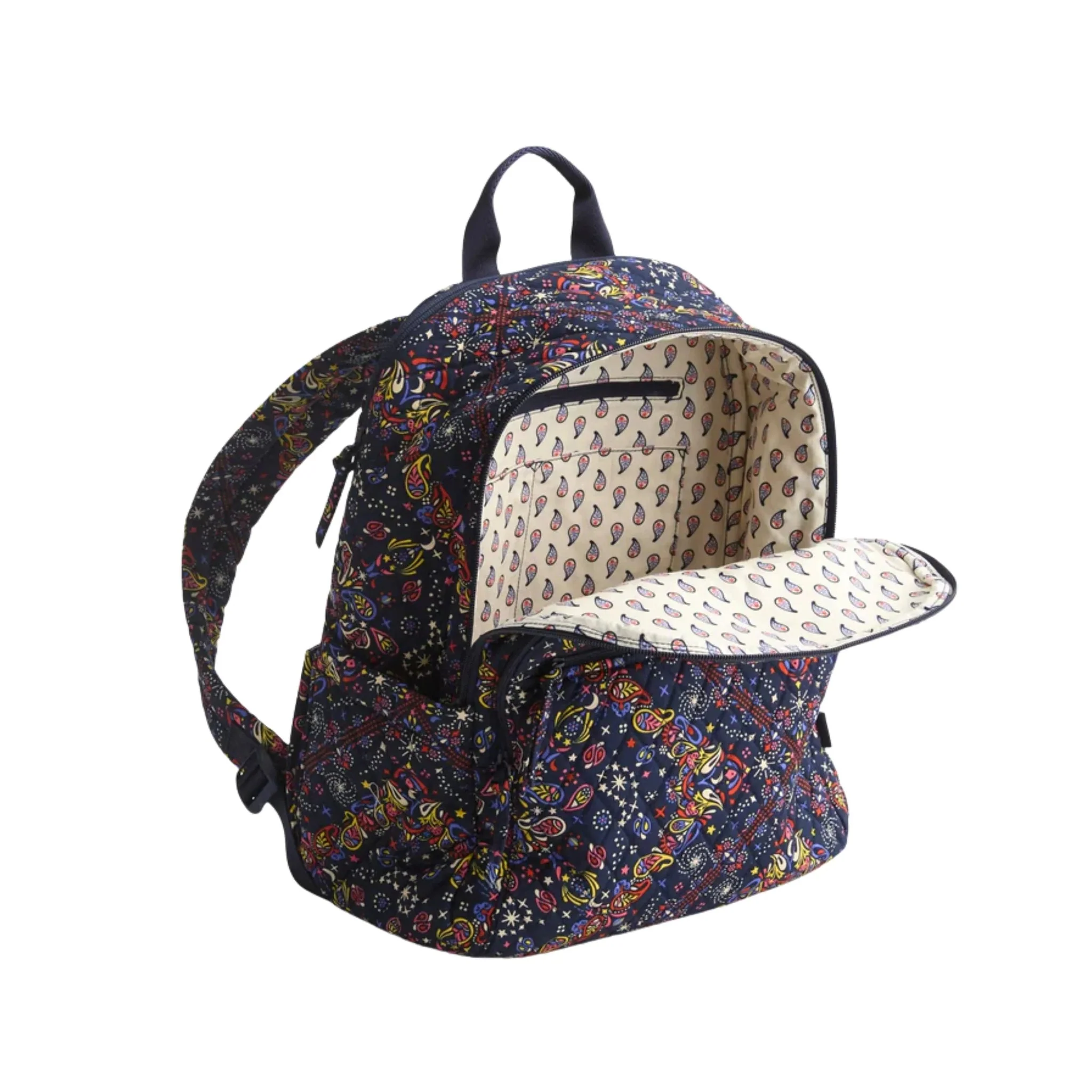Vera Bradley Bancroft Backpack - Starry Paisley In Premium Cotton - Image 2