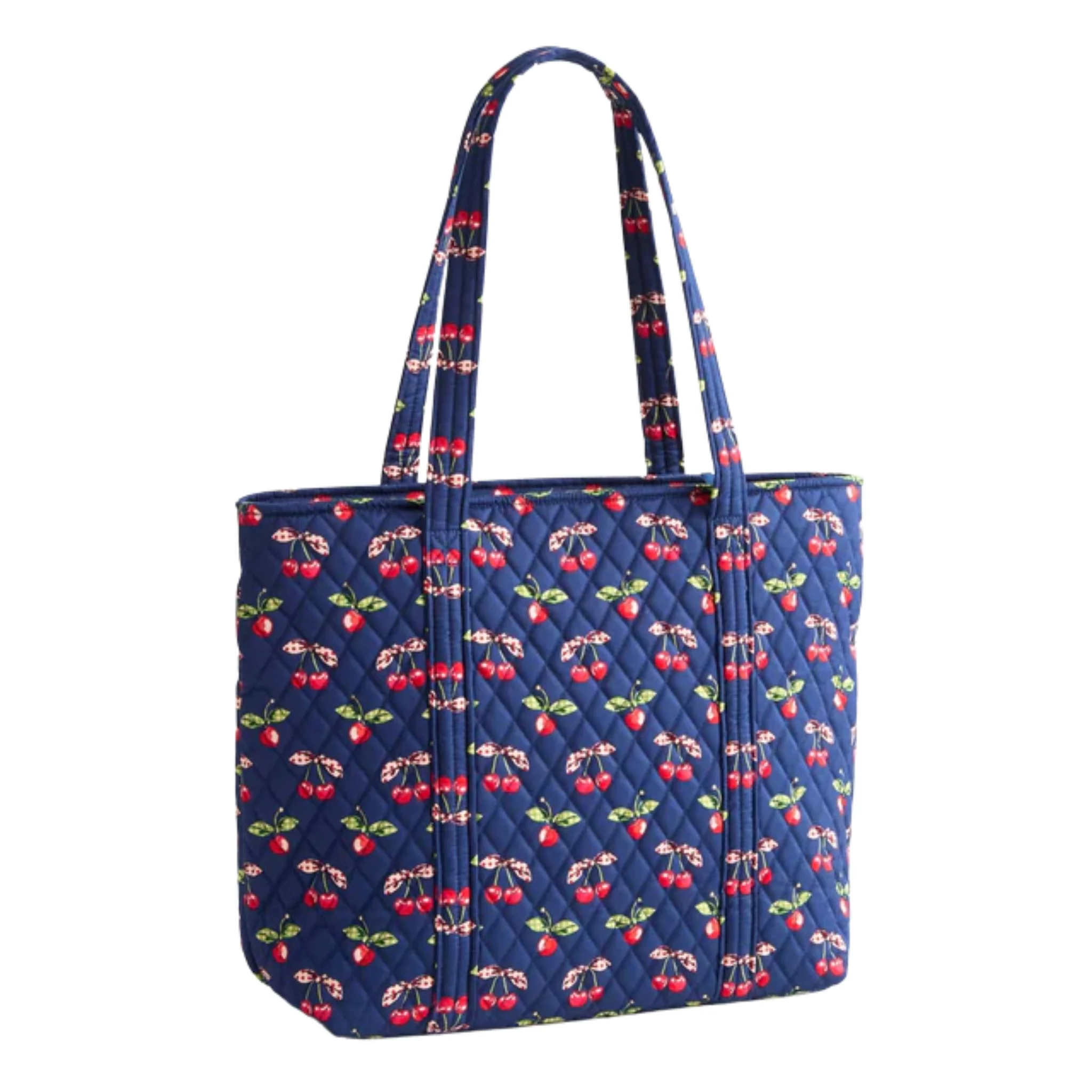 Vera Bradley Original Zip Tote - Cherry Picking In Premium Cotton - Image 3