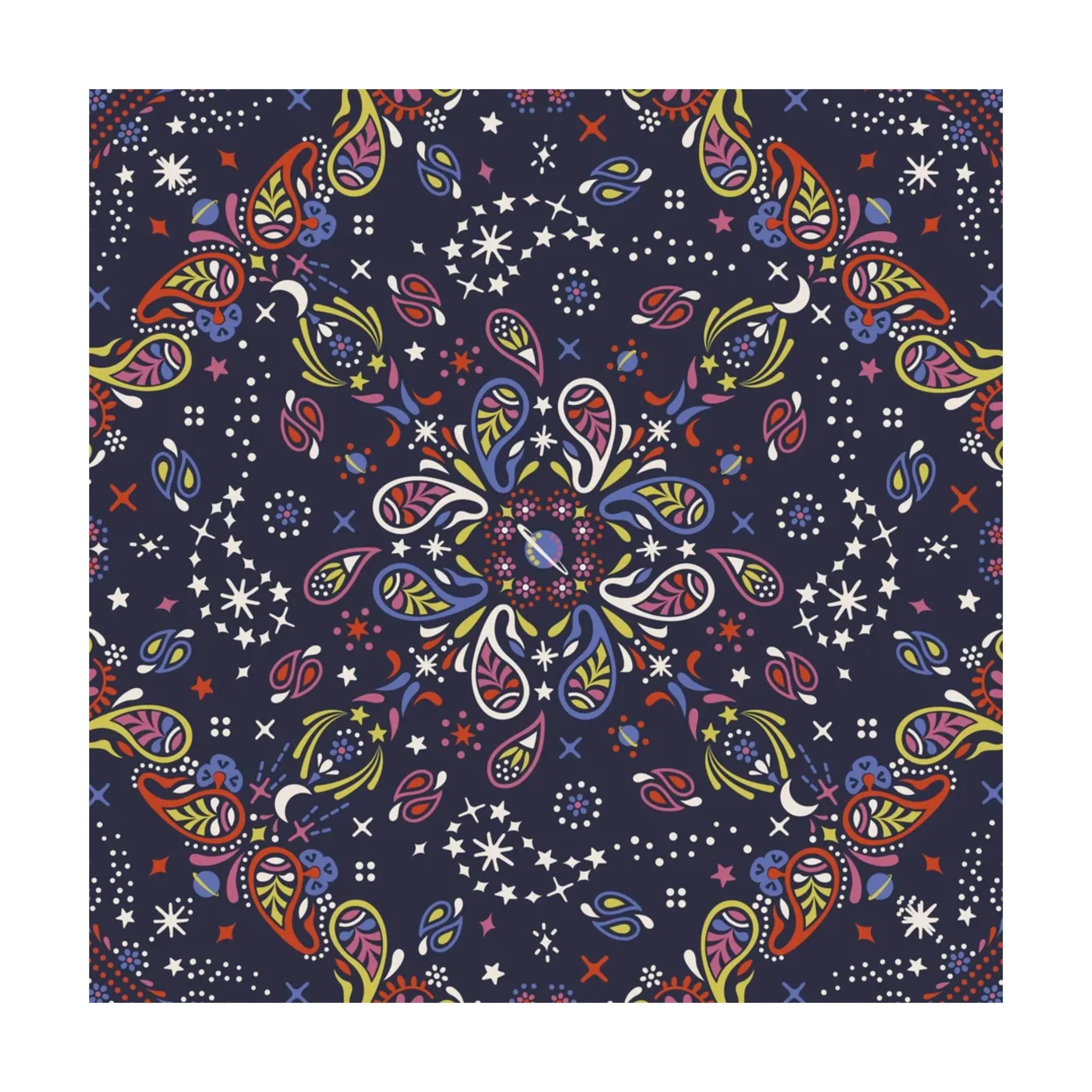 Vera Bradley Small Banbury Backpack - Starry Paisley In Premium Cotton - Image 5