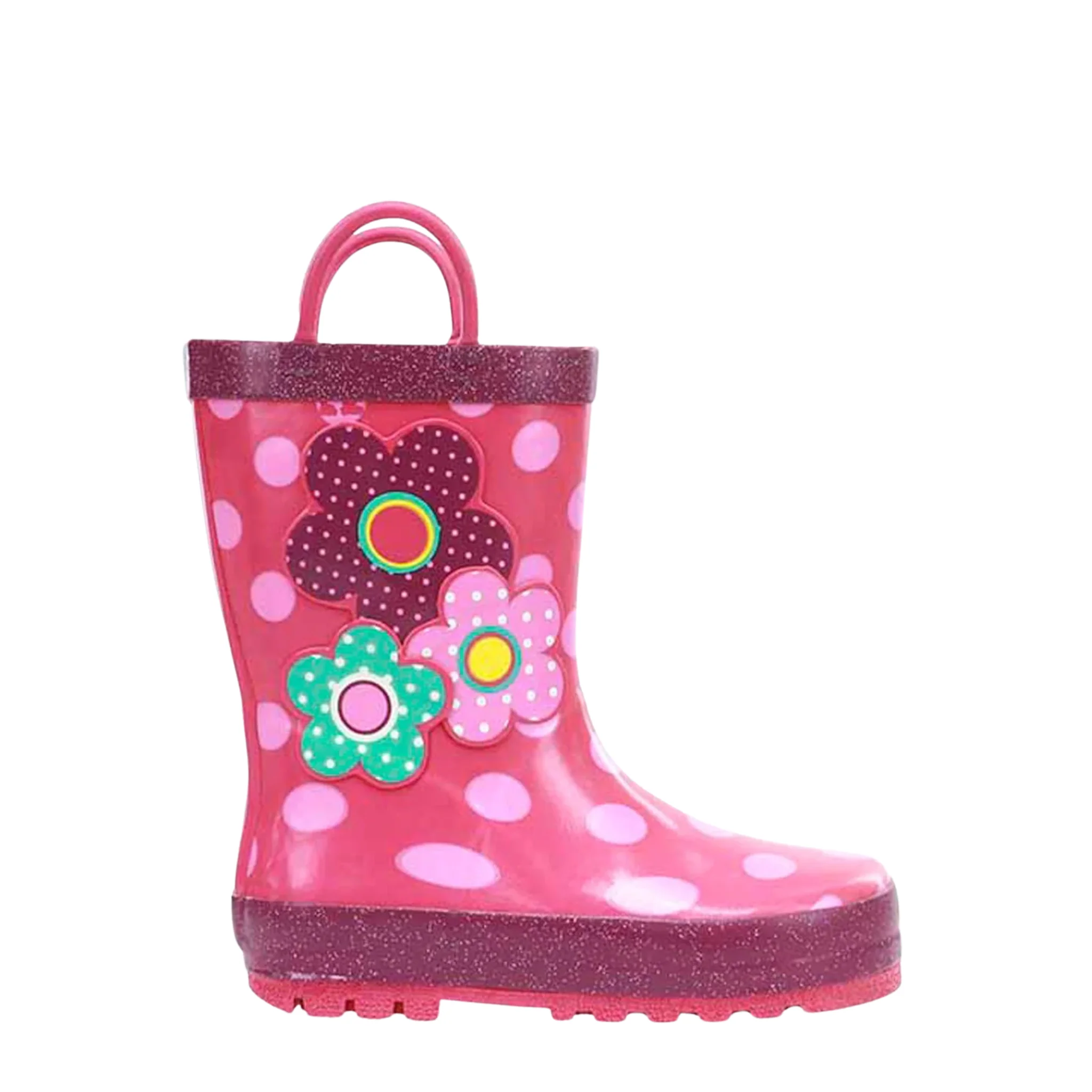 Western Chief Kids' Flower Cutie Rain Boot - Pink