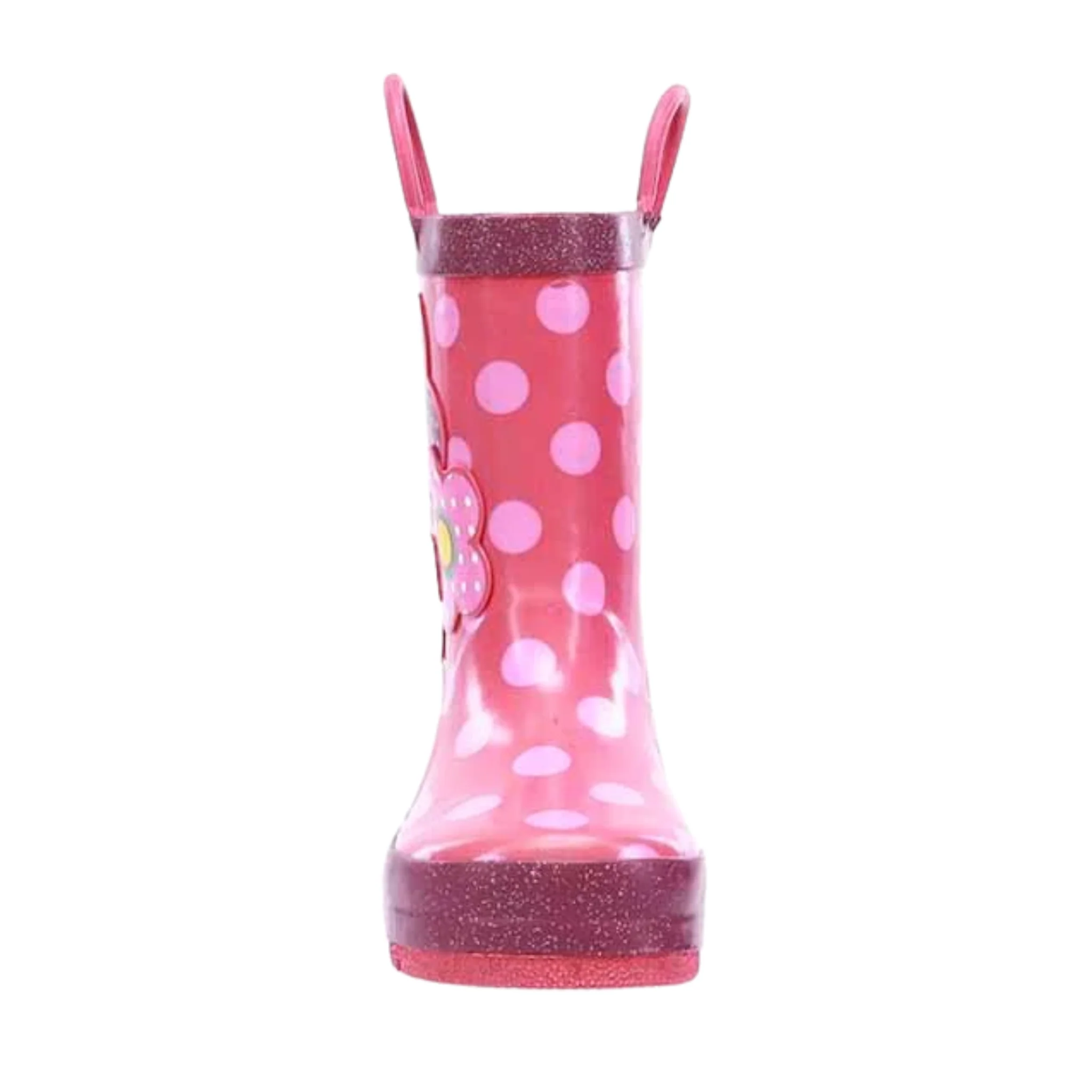 Western Chief Kids' Flower Cutie Rain Boot - Pink - Image 3