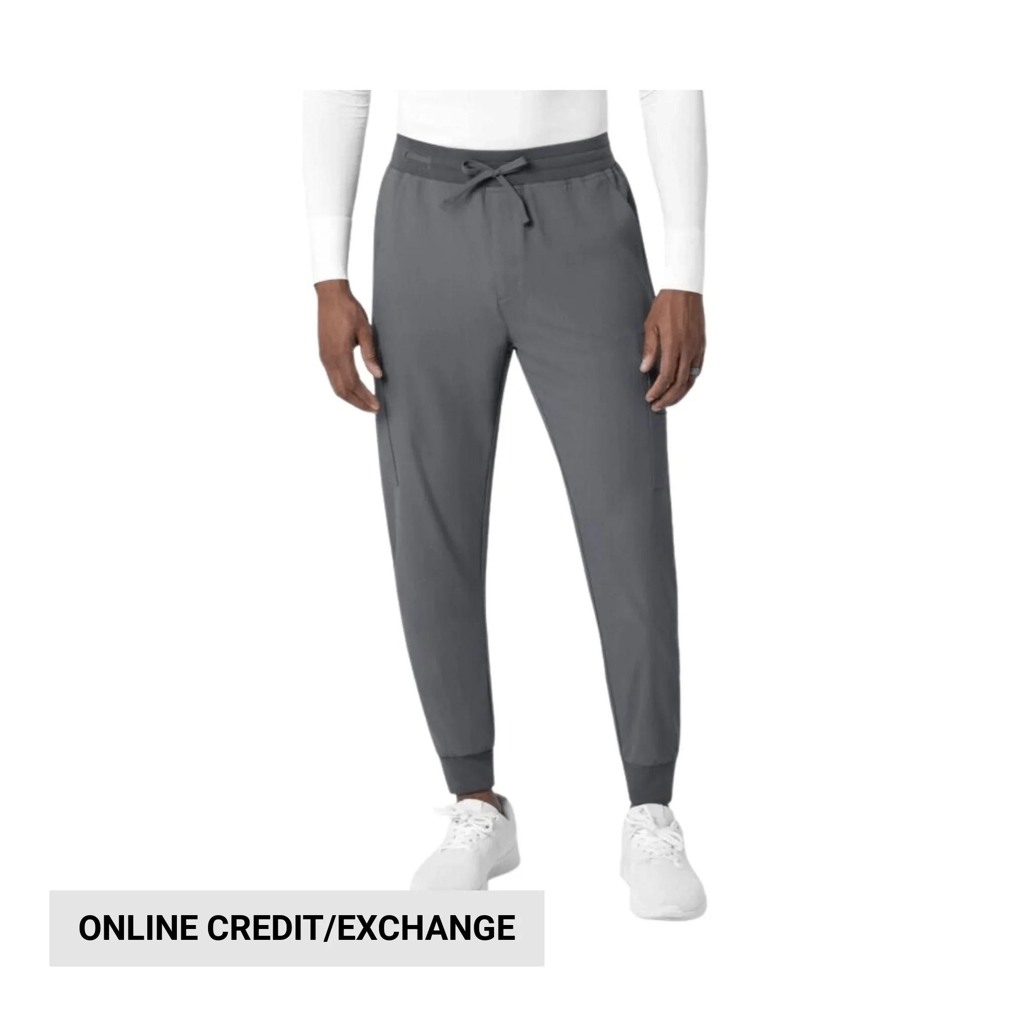 Wink Men's Utility Jogger Scrub Pant - Pewter