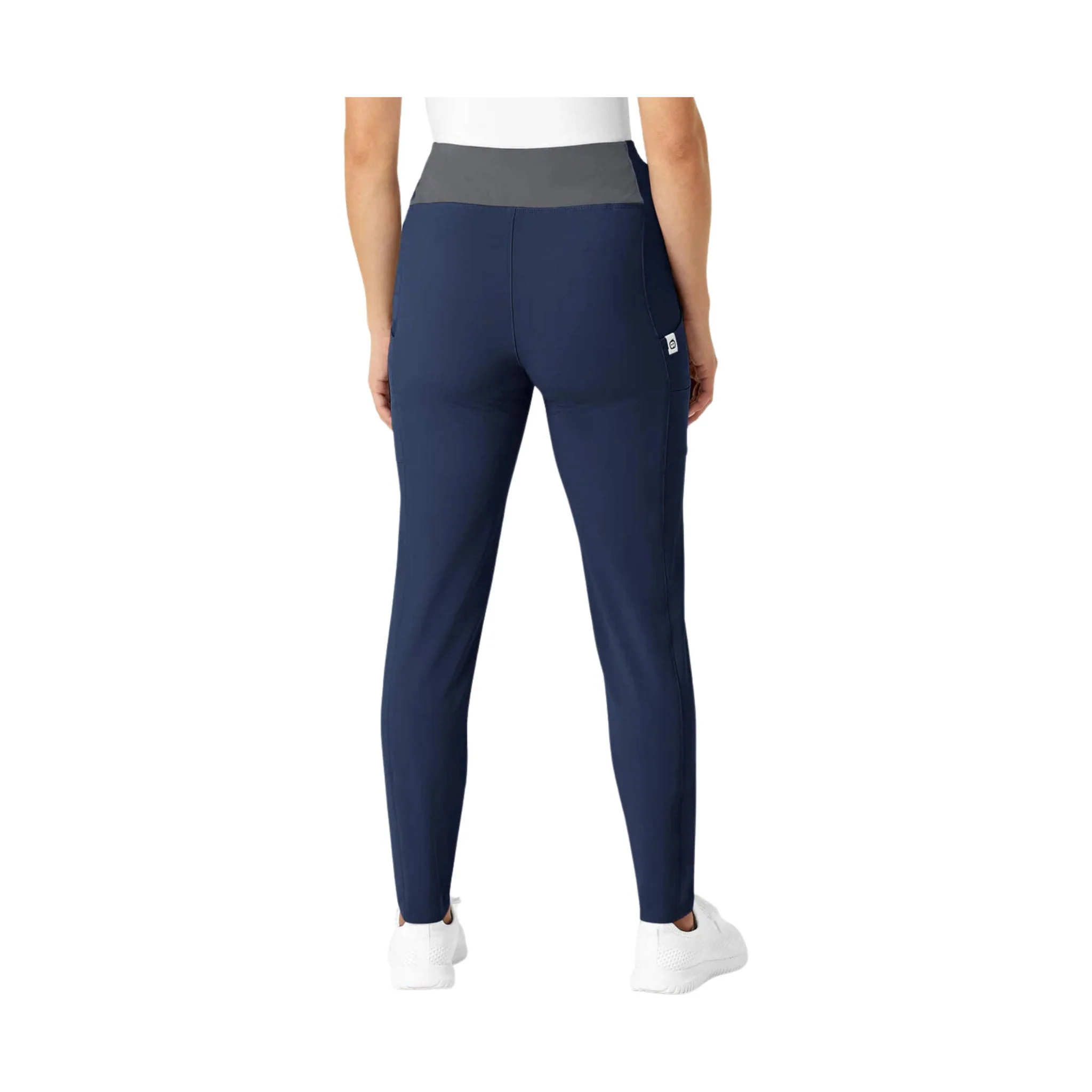 Wink Renew Women's High Waist Pant Power Scrub Pant - Navy - Image 3