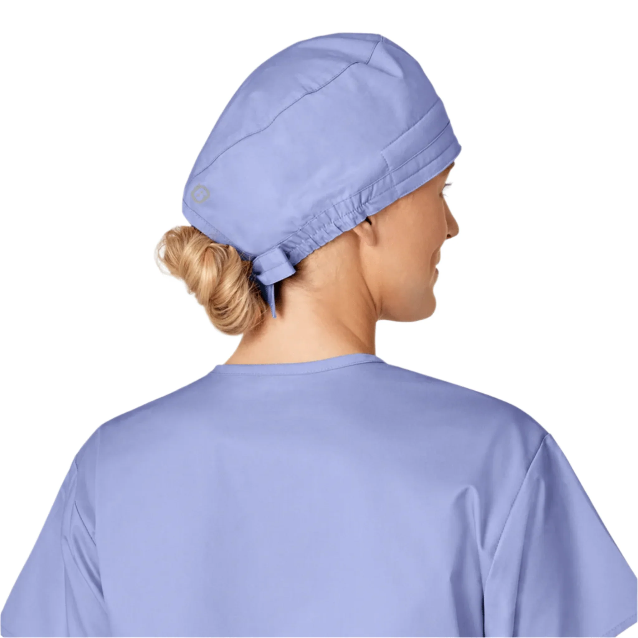 Wink Solid Scrub Cap - Ceil Blue - Image 2