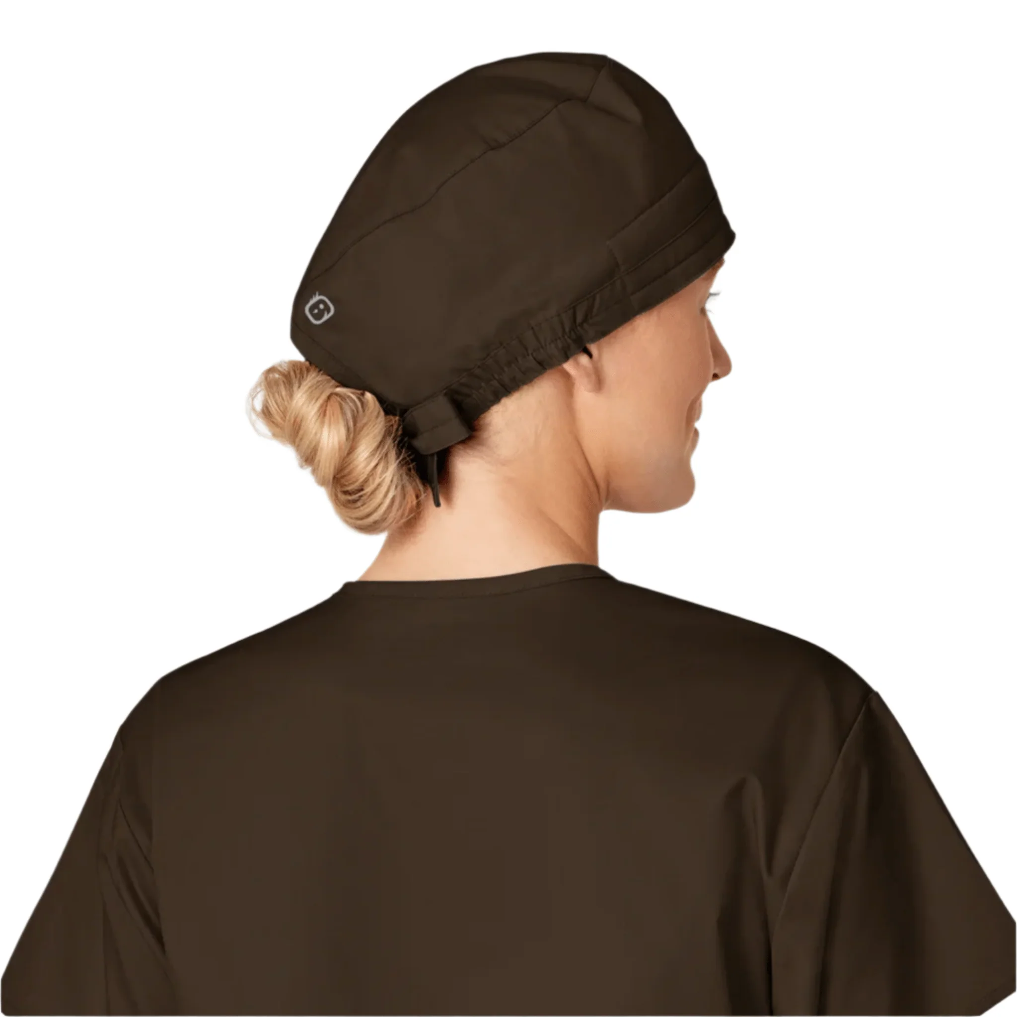 Wink Solid Scrub Cap - Chocolate - Image 2