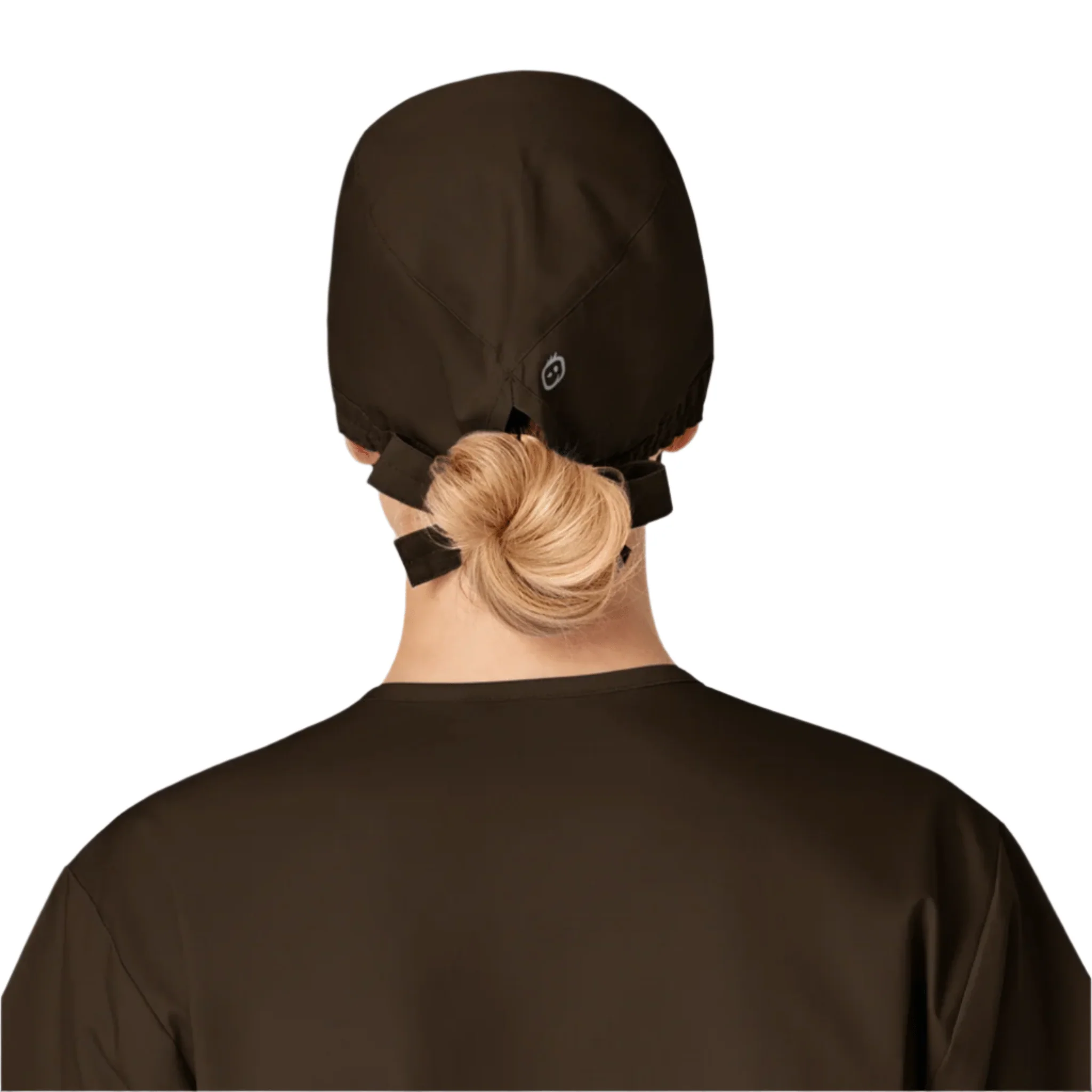 Wink Solid Scrub Cap - Chocolate - Image 3