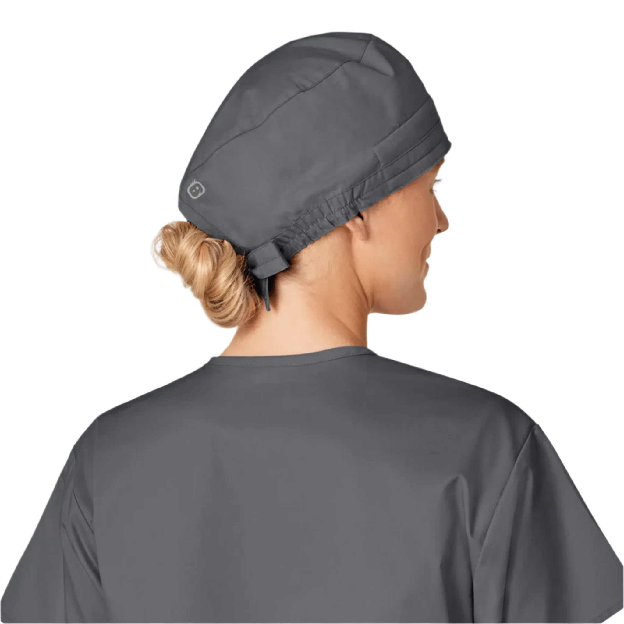 Wink Solid Scrub Cap - Pewter - Image 2