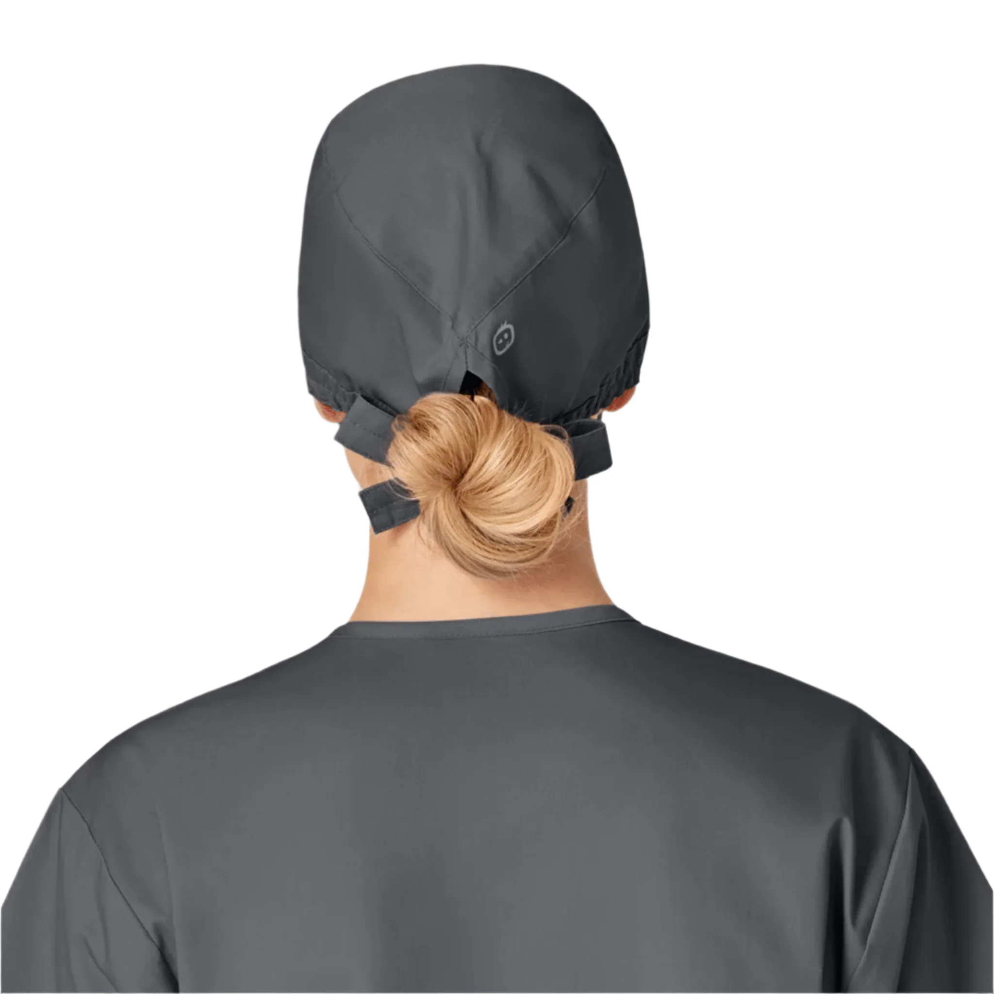 Wink Solid Scrub Cap - Pewter - Image 3
